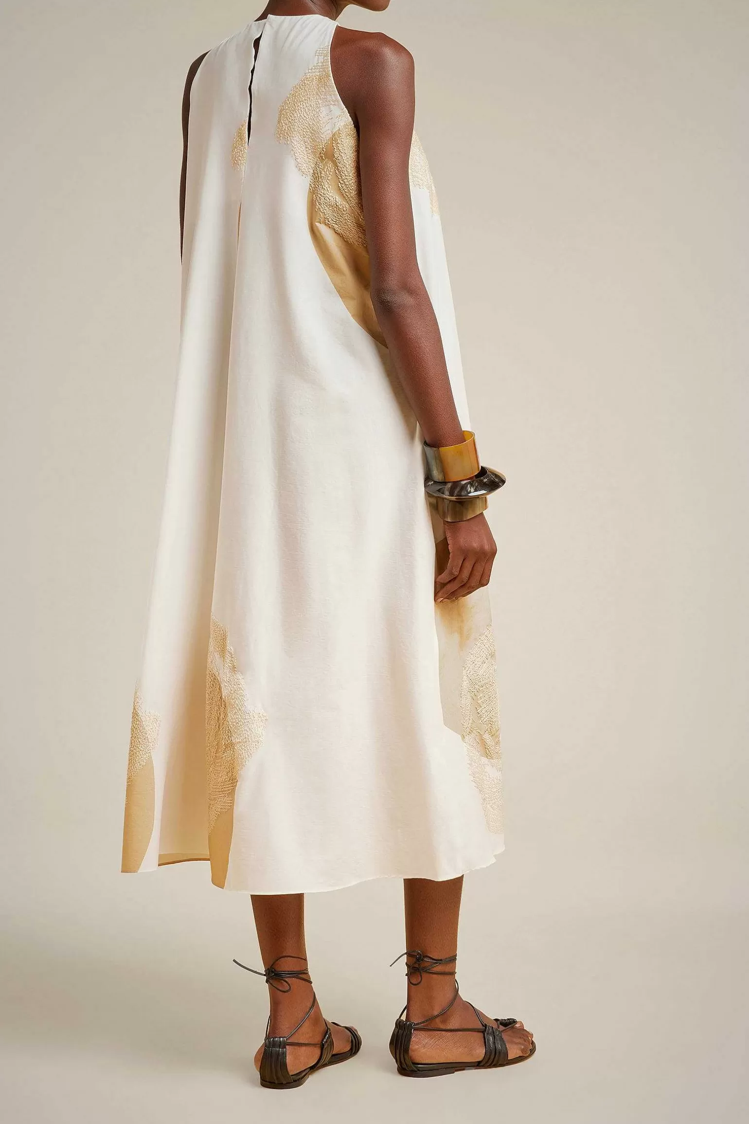 Shop Liviana conti Abito Pois Bianco/Calce