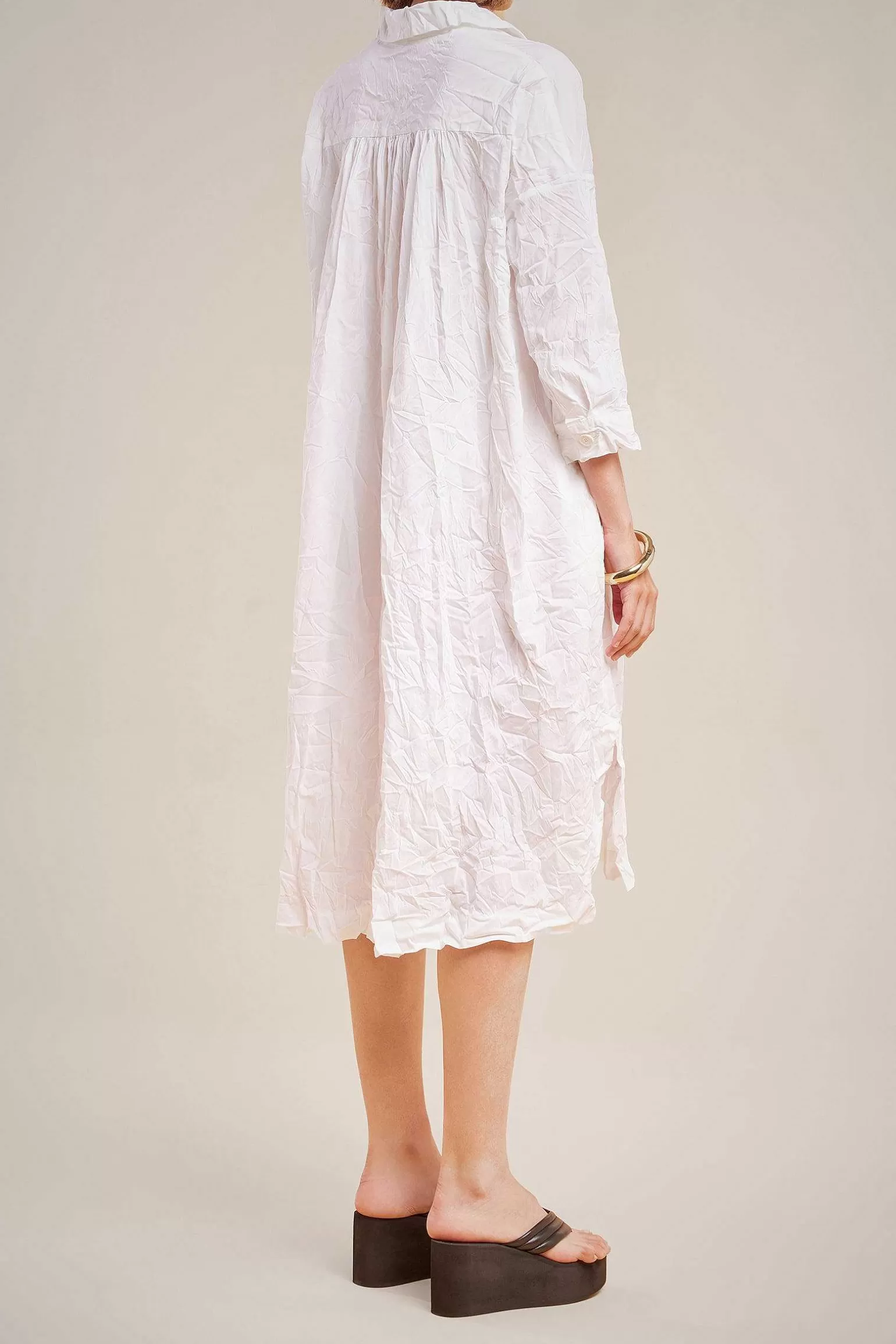 Best Liviana conti Abito Collo Camicia Bianco | Notte | Bosco | Nero