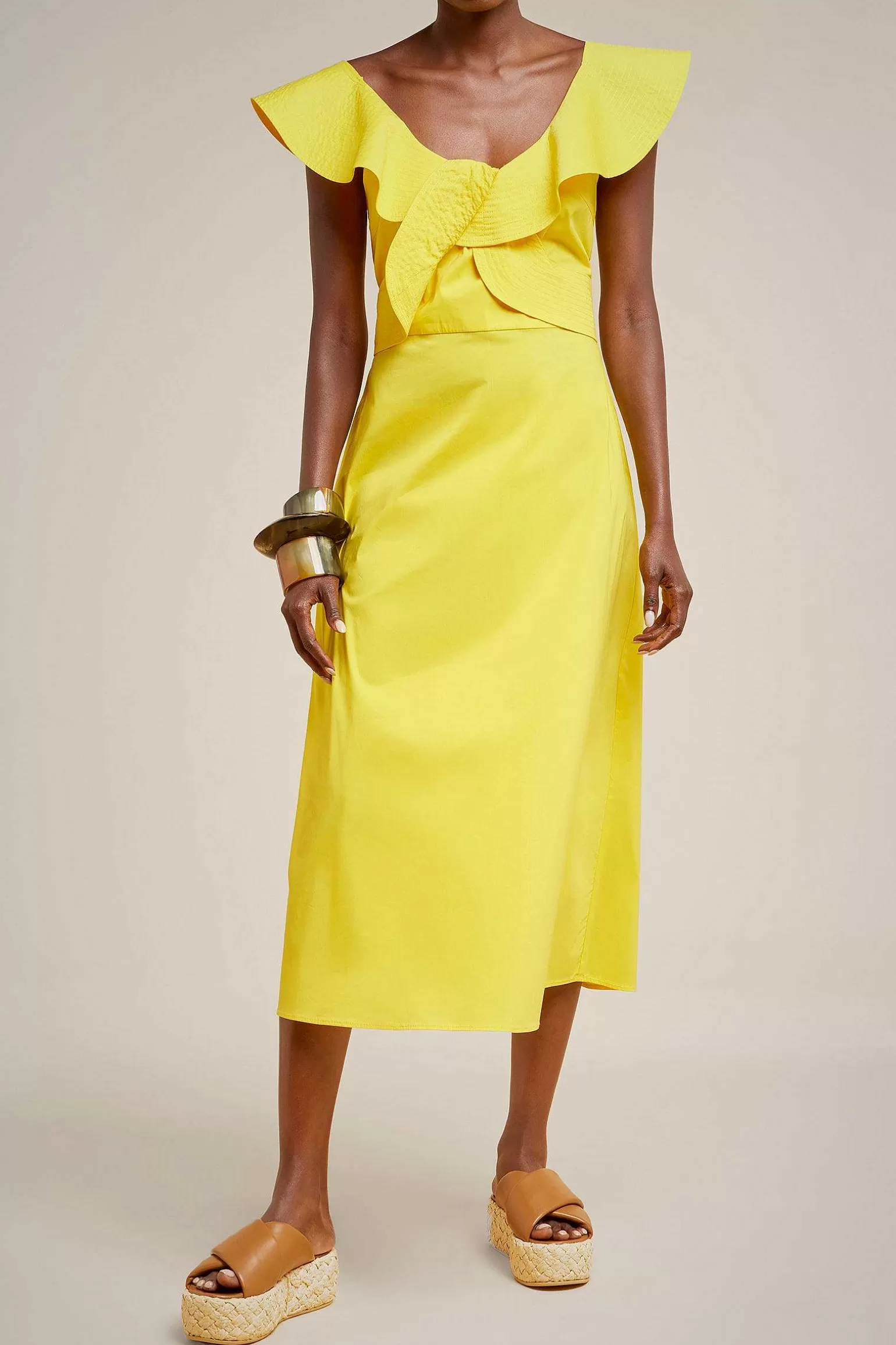 Clearance Liviana conti Abito Con Impunture Crazy Lemon | Nero