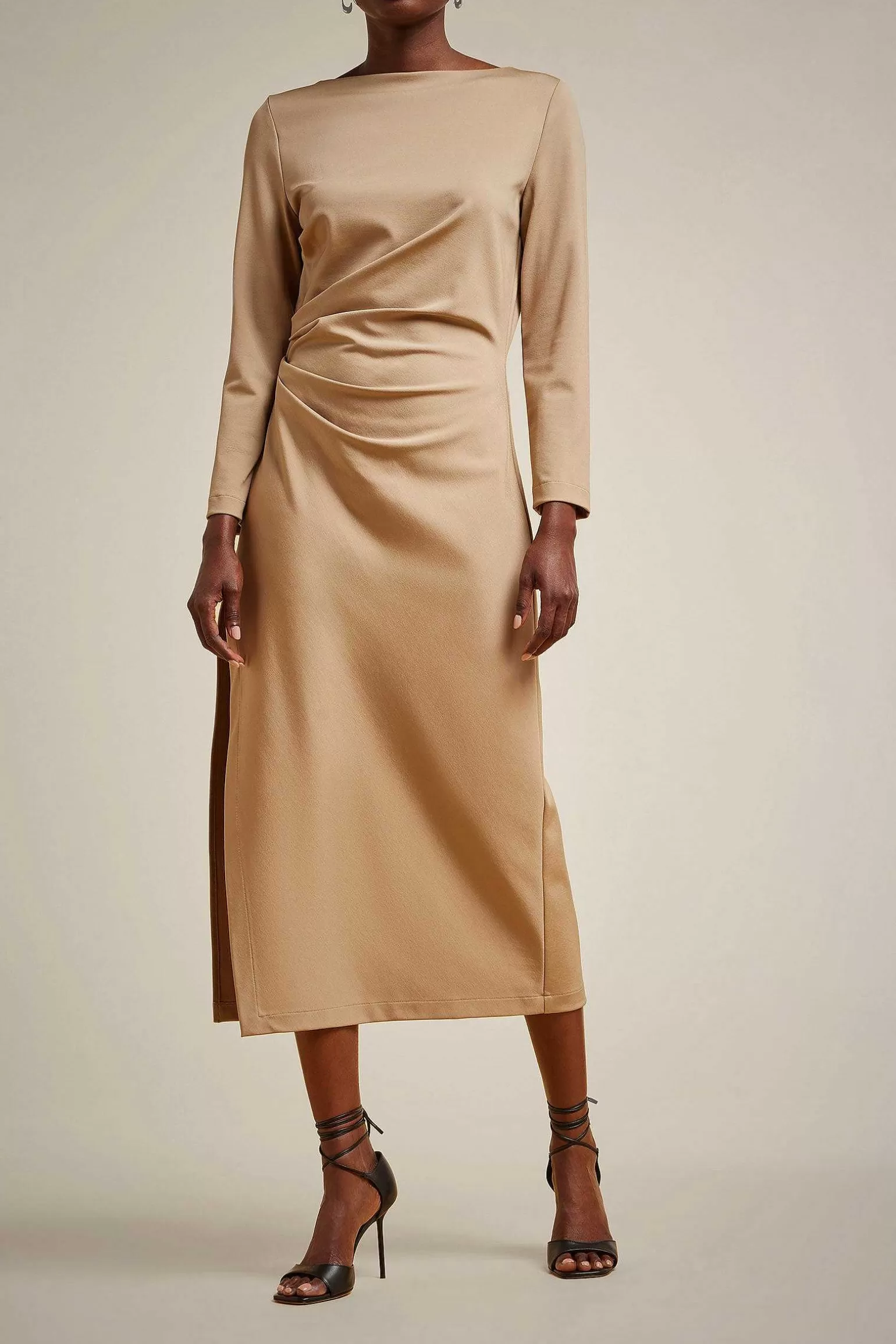 Fashion Liviana conti Abito Con Spacco Argilla