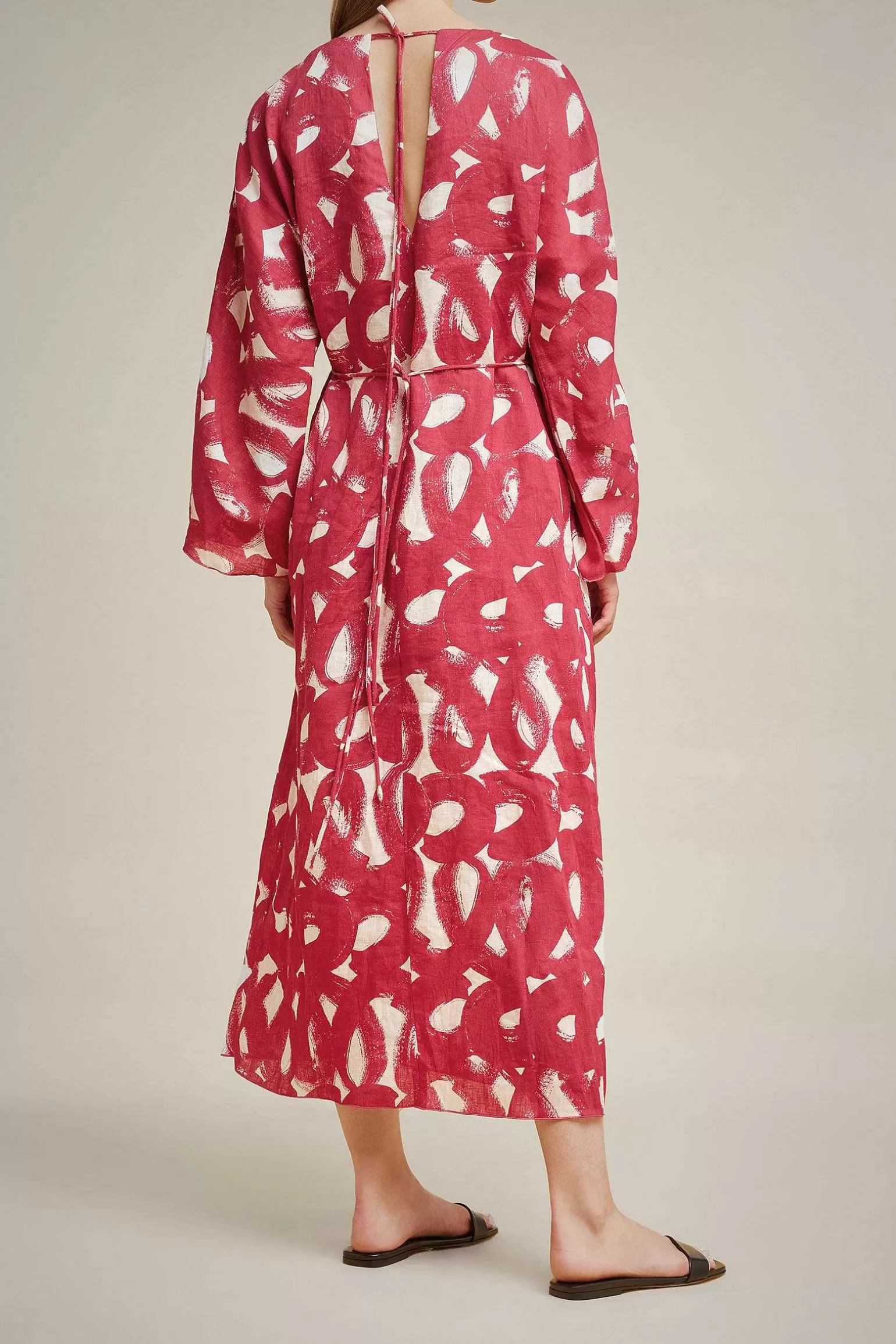 Clearance Liviana conti Abito Kimono Lettering Geranio