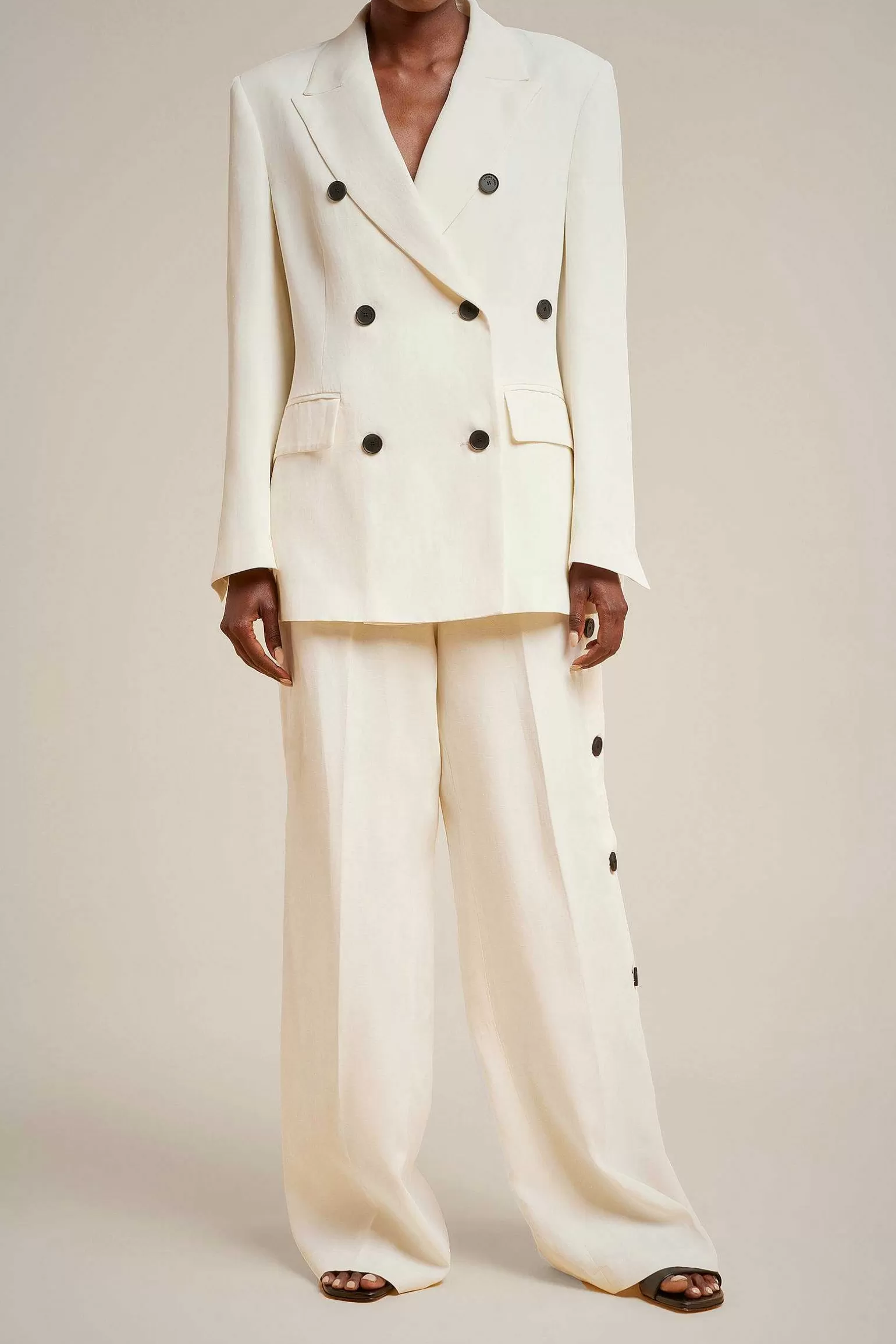 New Liviana conti Blazer Doppiopetto Bianco | Nero