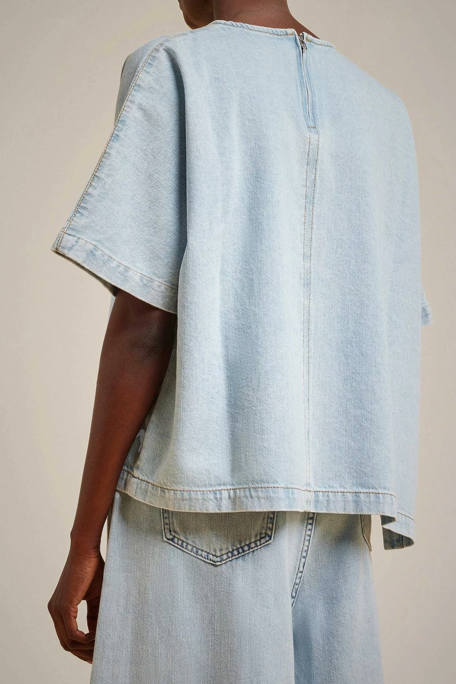Best Liviana conti Blusa Denim Light Blue