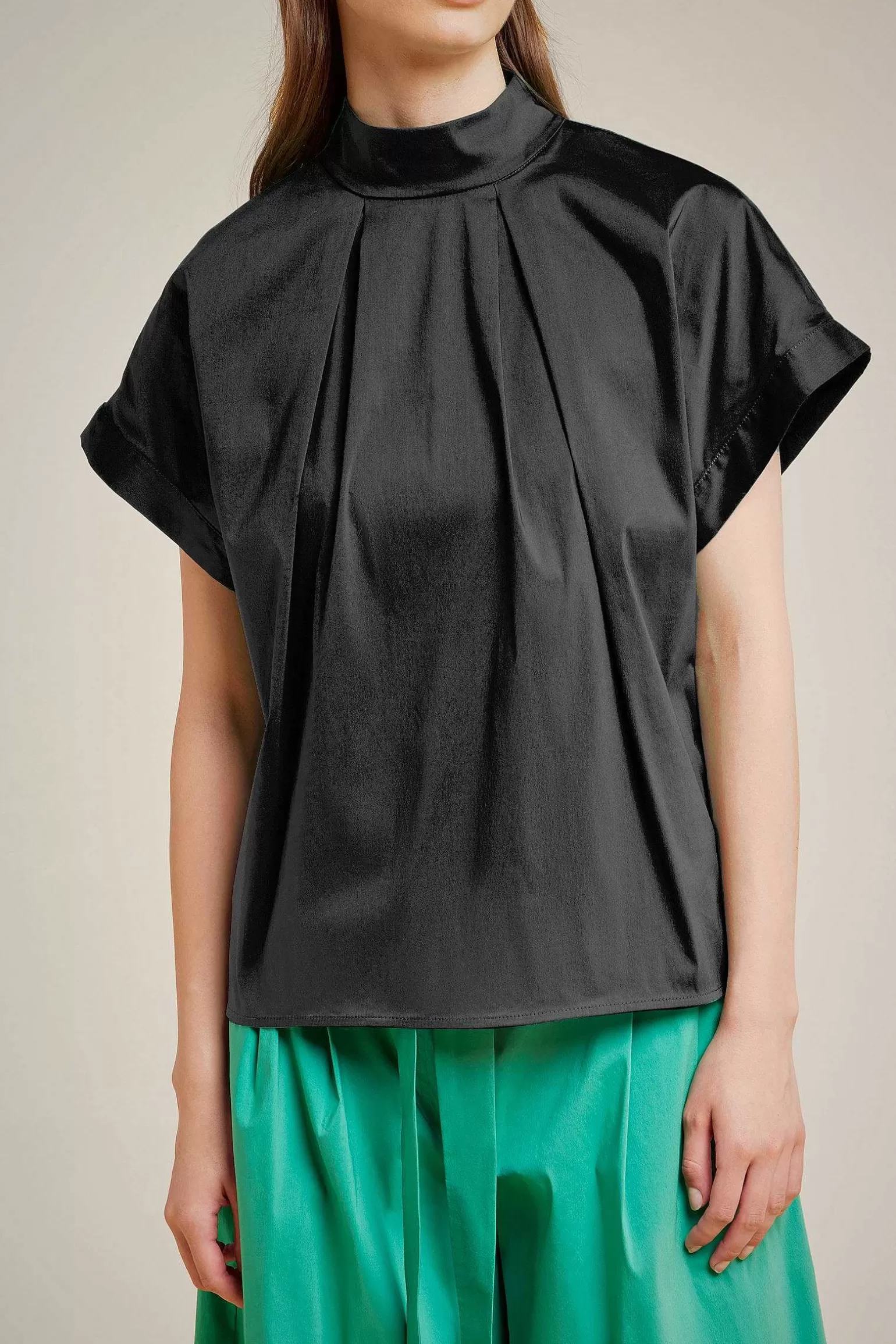Store Liviana conti Blusa Con Colletto Aloe | Nero