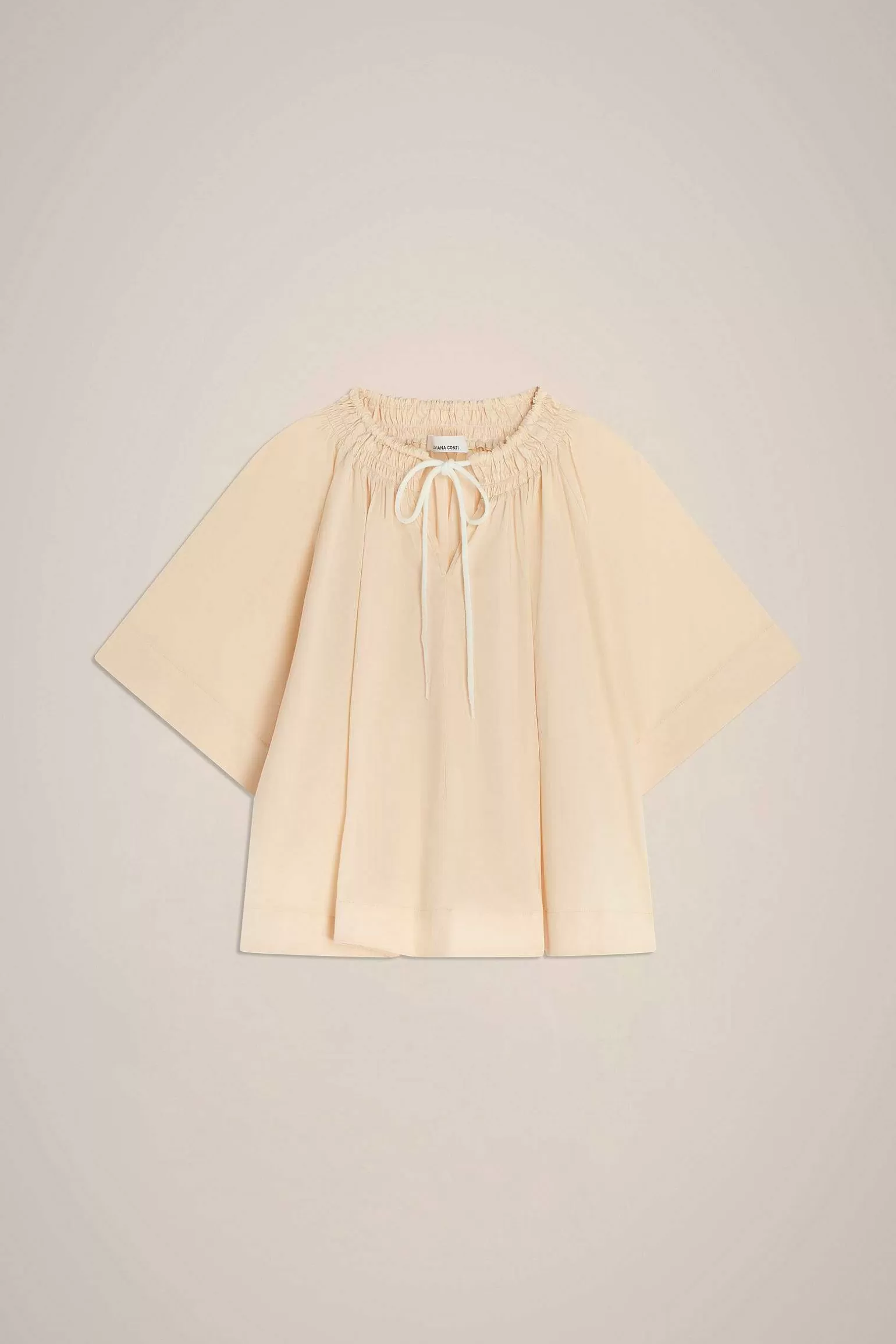 Fashion Liviana conti Blusa Con Fiocco Bianco | Corno | Geranio | Notte