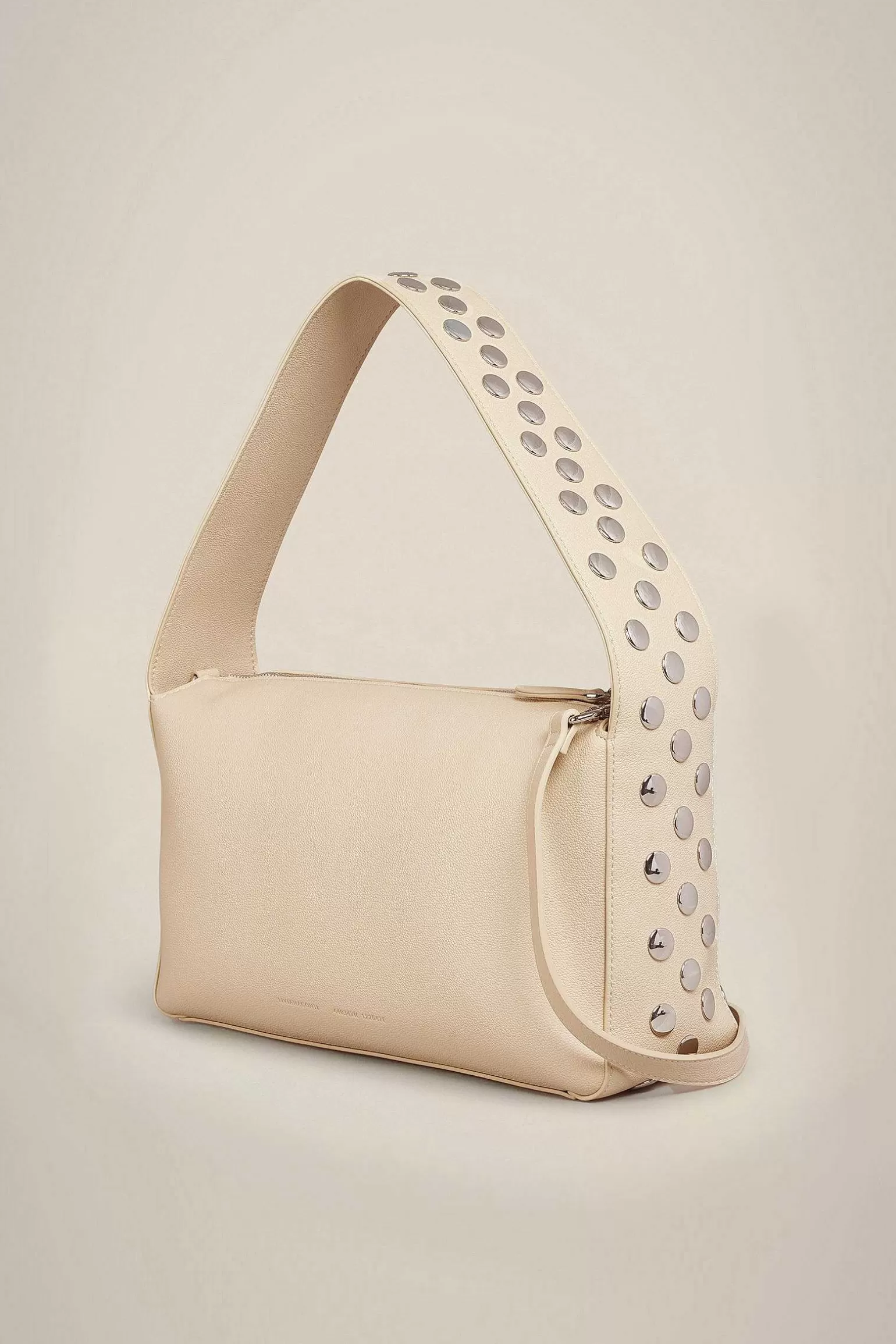 Shop Liviana conti Borsa Spalla Borchie Argilla | Nero