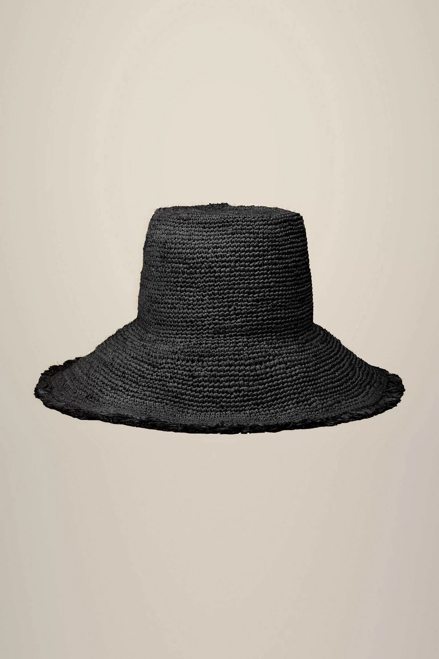 Outlet Liviana conti Bucket Rafia Naturale | Nero