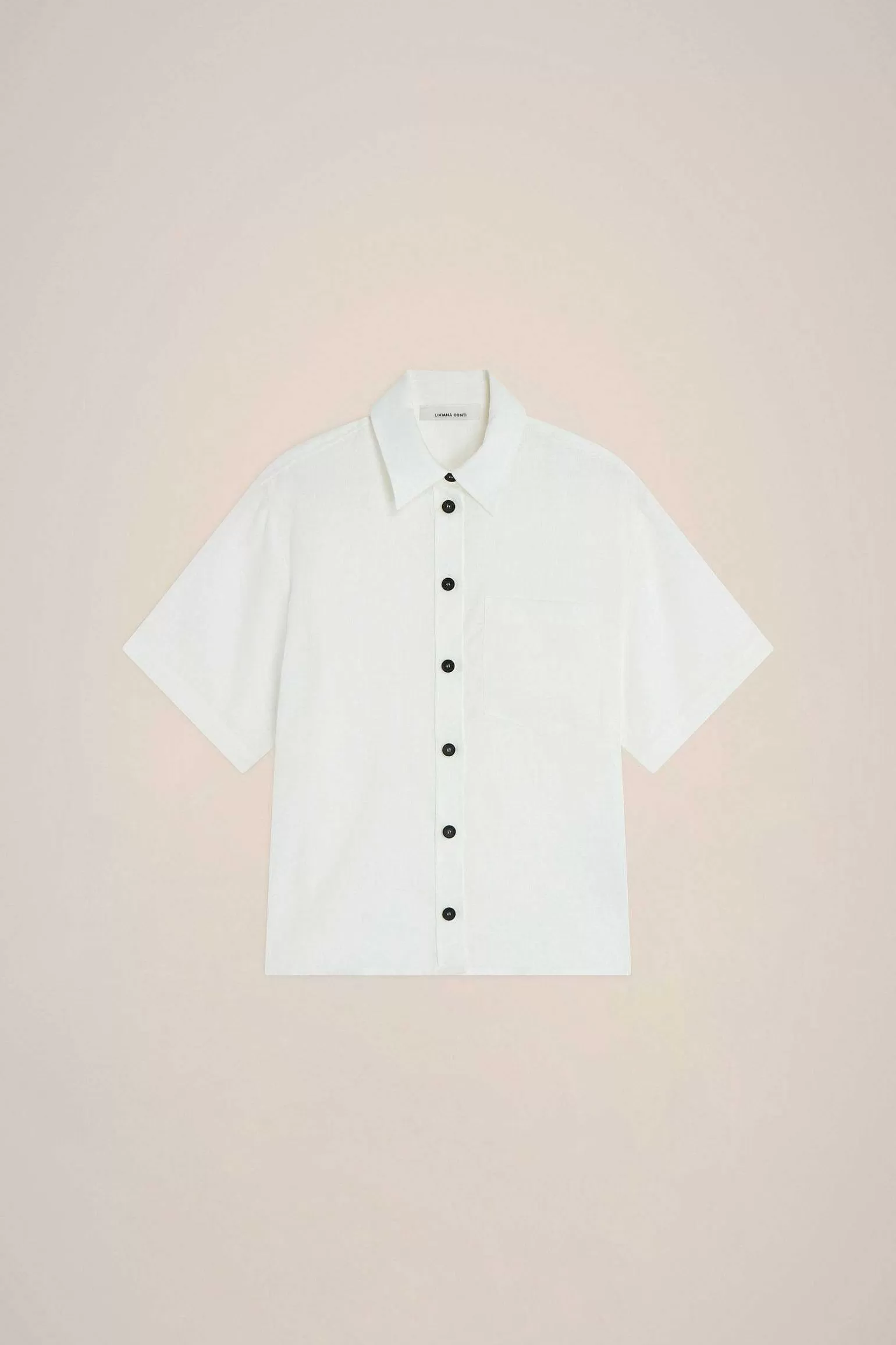 Outlet Liviana conti Camicia Bianco | Bacca | Nero