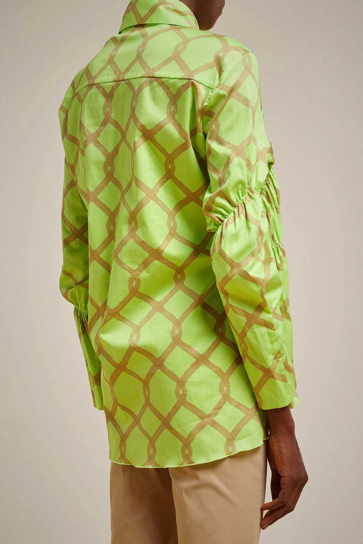 Cheap Liviana conti Camicia Rete Lime/Argilla