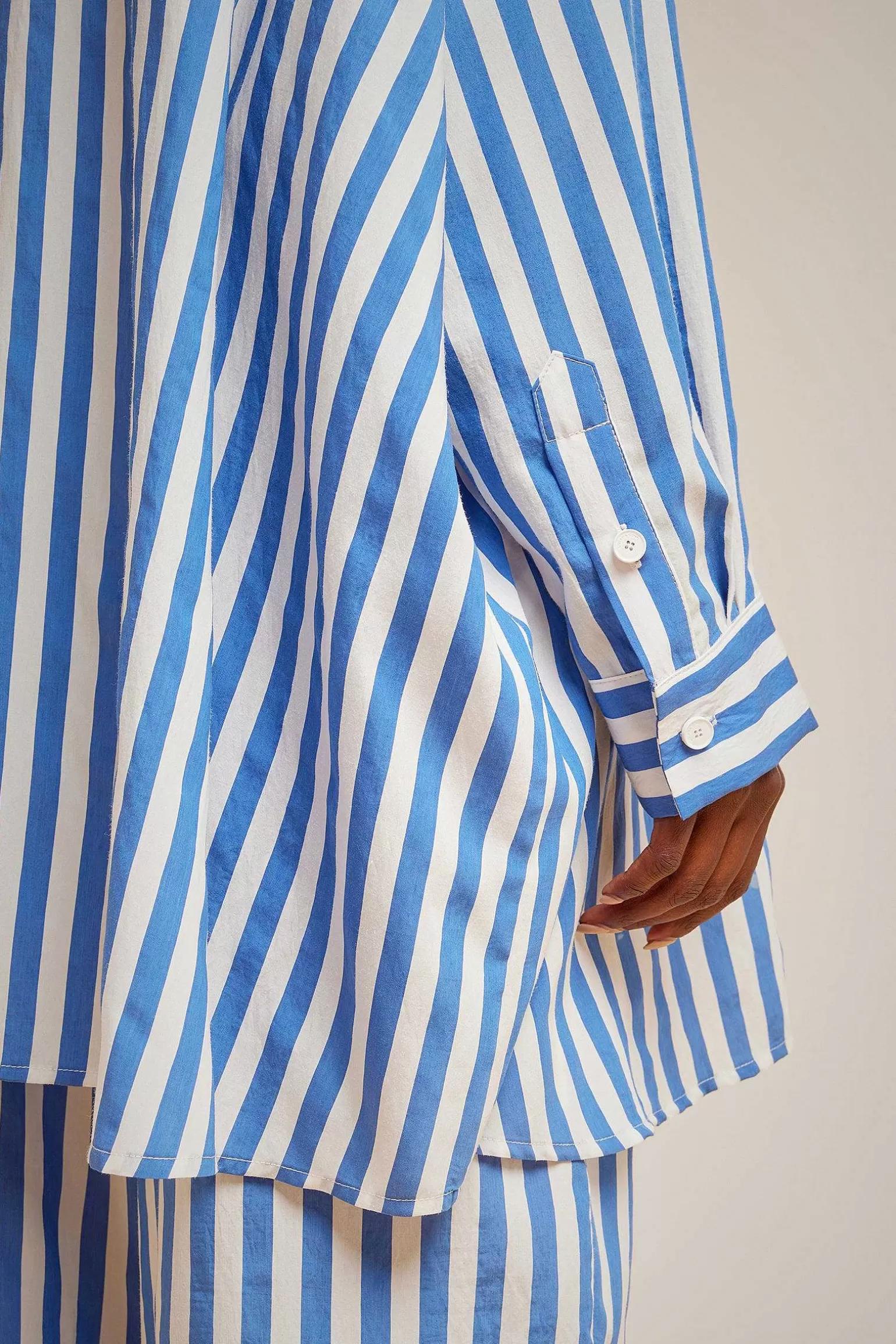 Clearance Liviana conti Camicia Riga Media Bluette