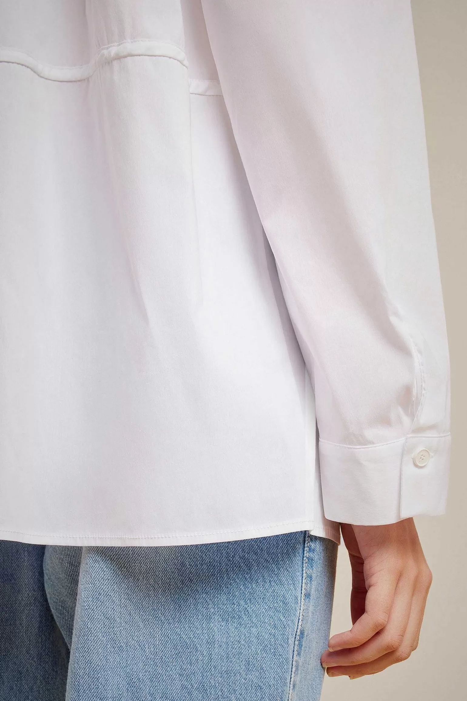 Cheap Liviana conti Camicia Con Coulisse Bianco | Ossido | Bosco | Nero
