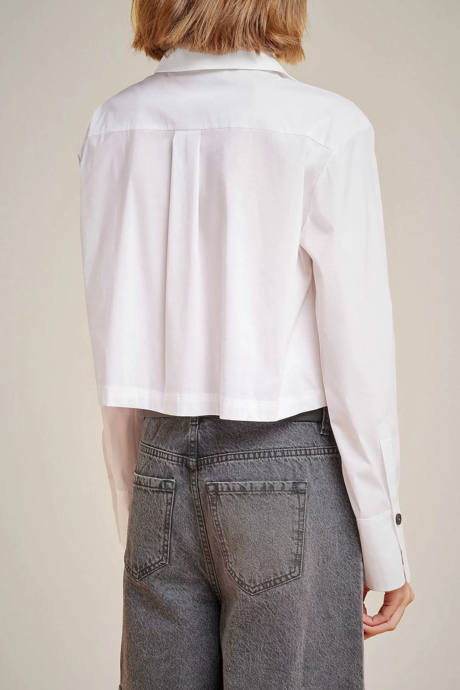 Discount Liviana conti Camicia Con Tasche Bianco