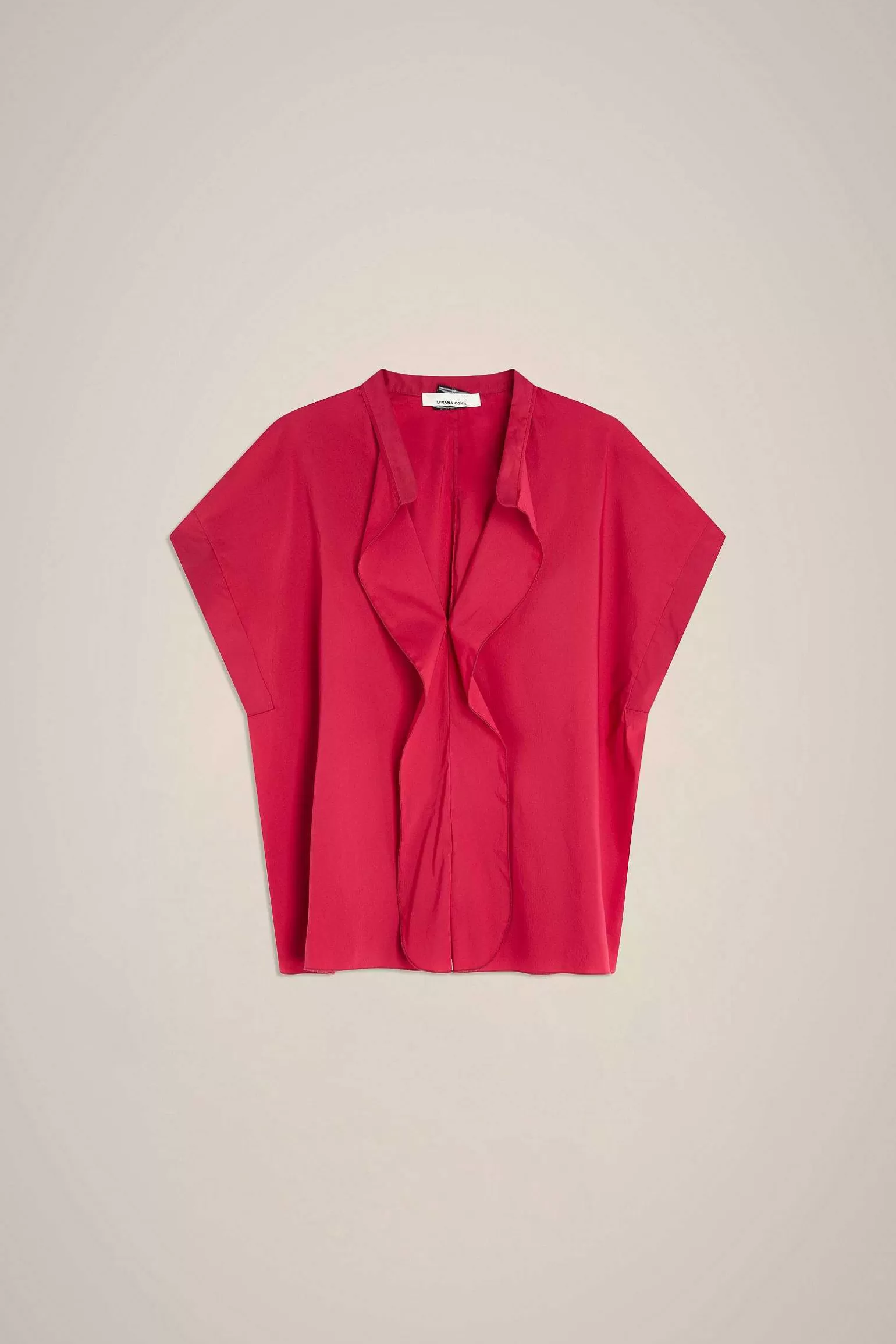 Best Sale Liviana conti Camicia Con Volant Bianco | Corno | Crazy Lemon | Geranio