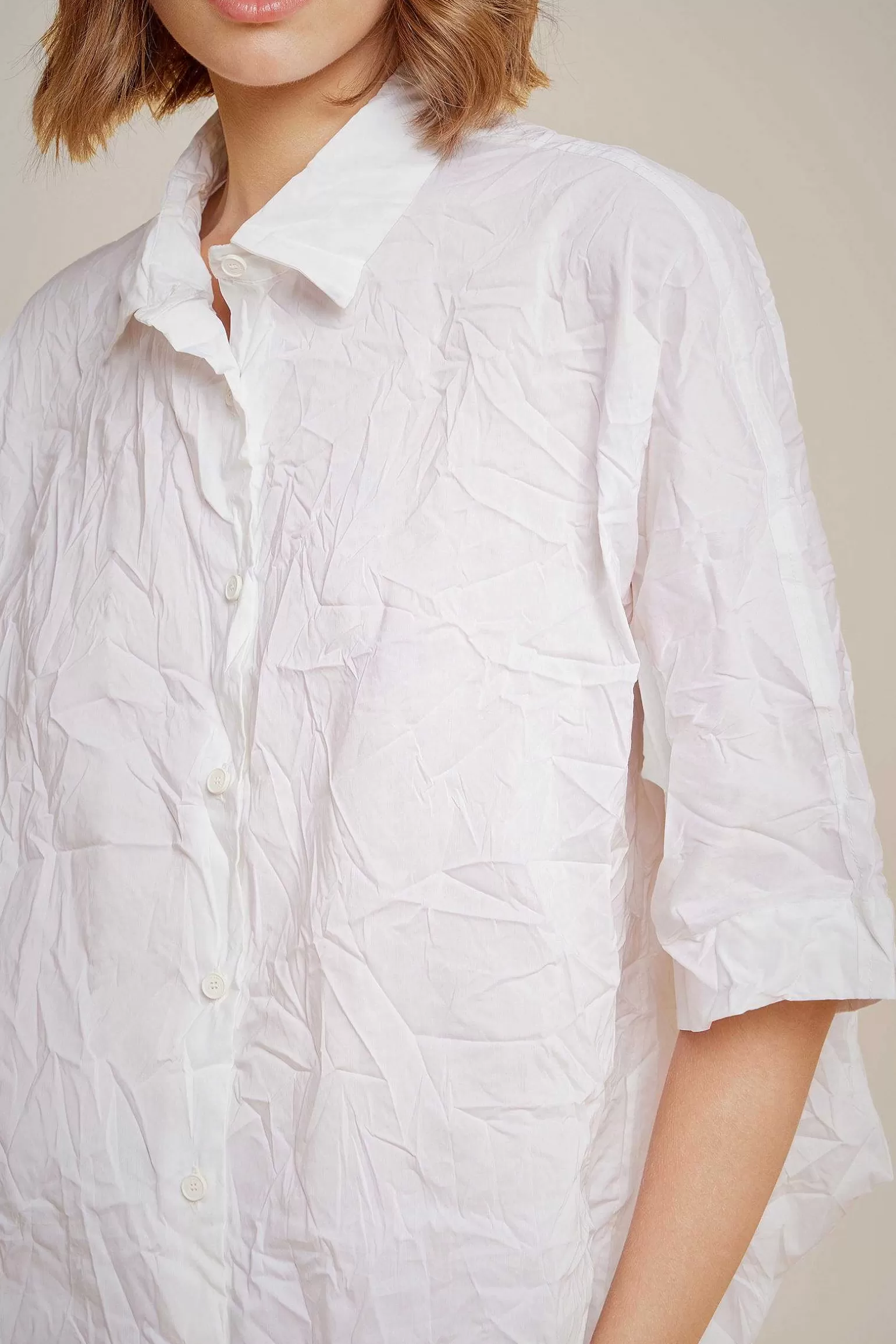Shop Liviana conti Camicia Manica Corta Bianco | Notte | Nero