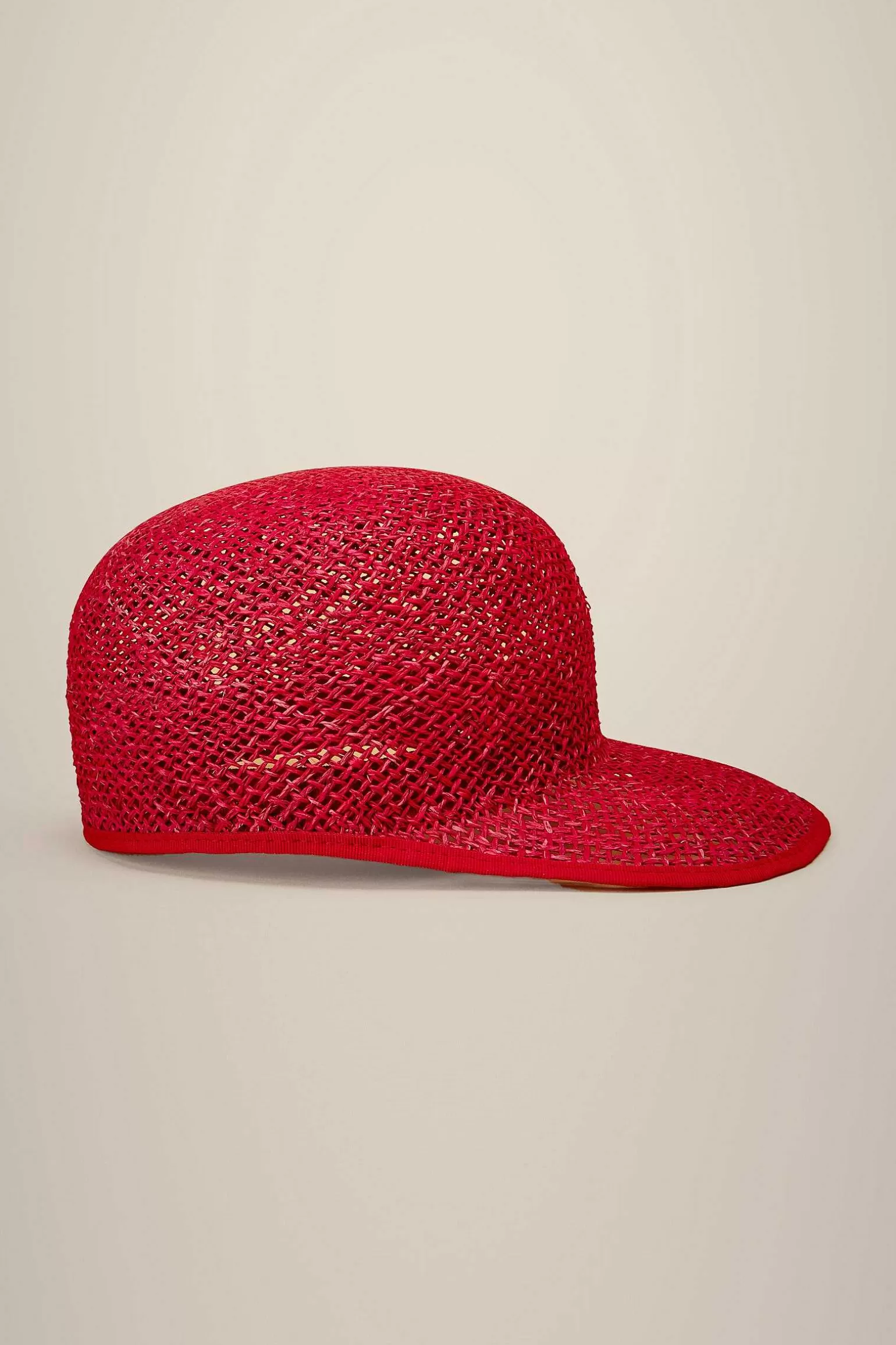 Outlet Liviana conti Cappello Baseball Lampone