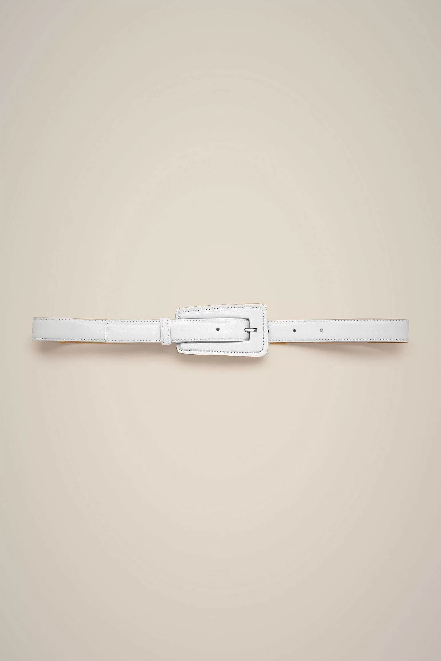 Shop Liviana conti Cintura Fibbia Pelle Bianco | Mostarda | Nero