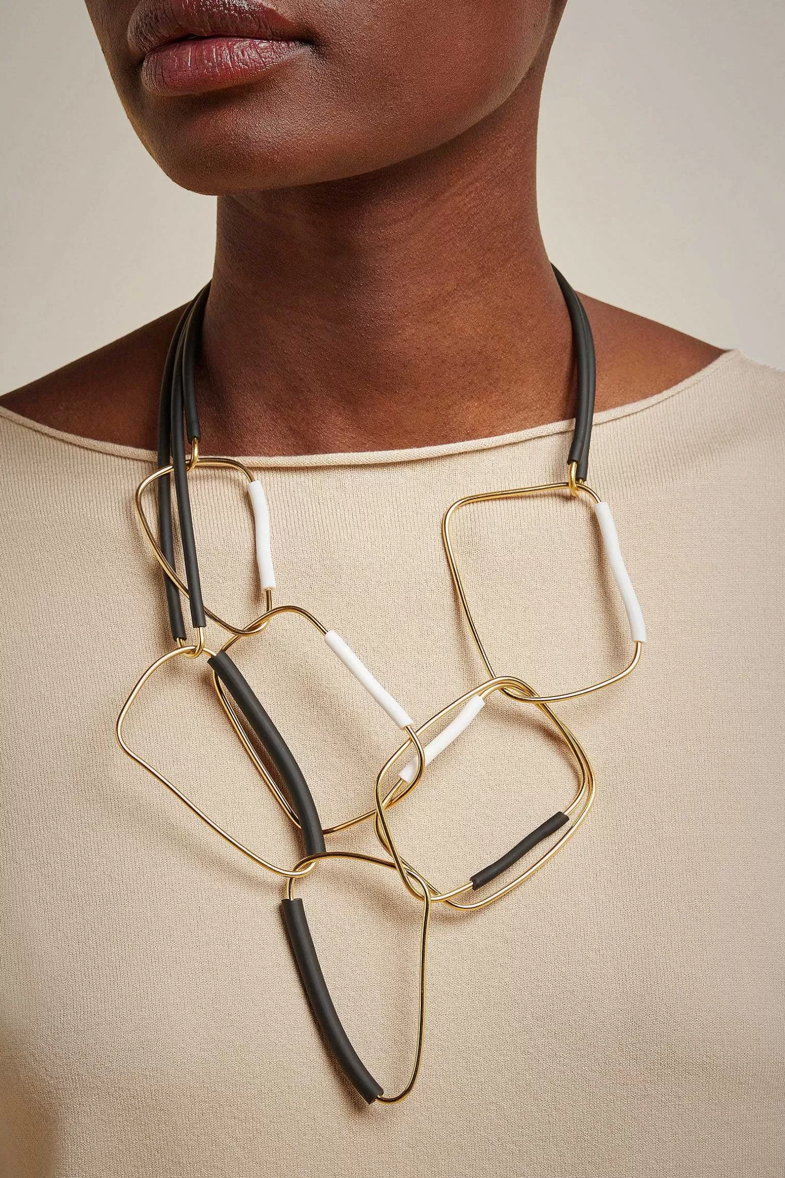 Best Sale Liviana conti Collana Nero/Bianco/Oro