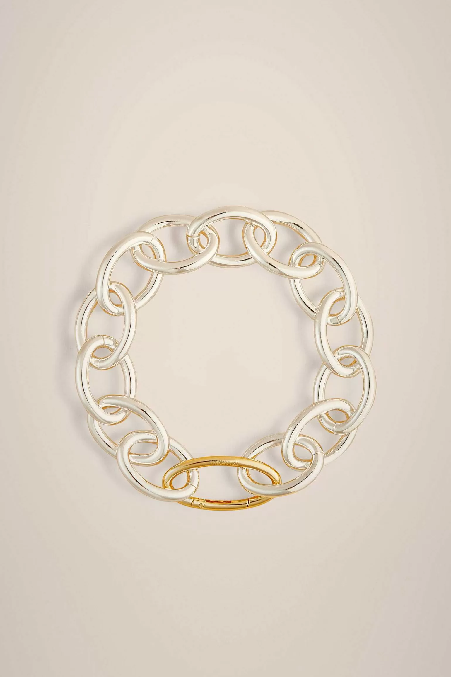Best Liviana conti Collana Catena Ovale Argento/Oro