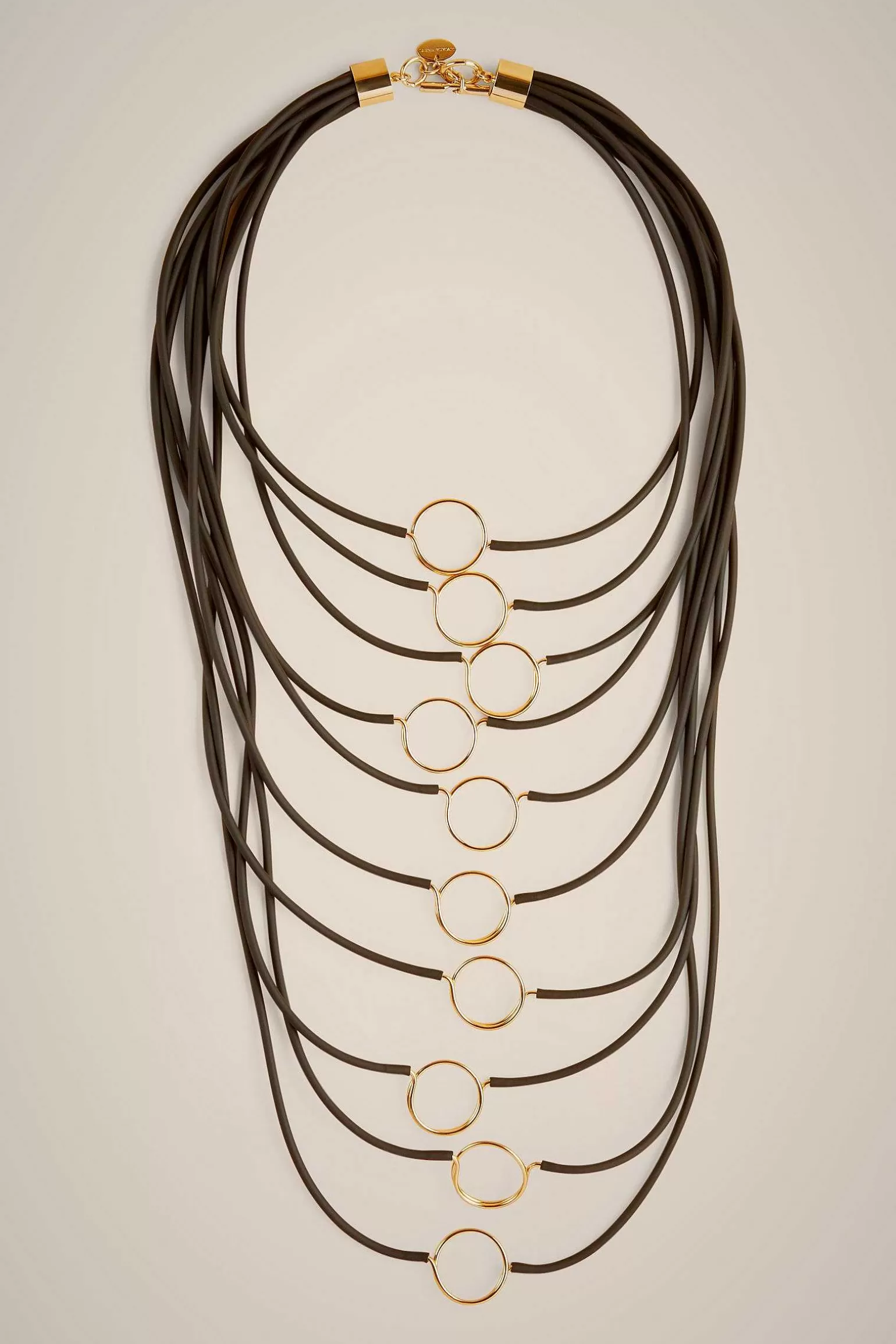 Discount Liviana conti Collana Lunga Nero/Oro