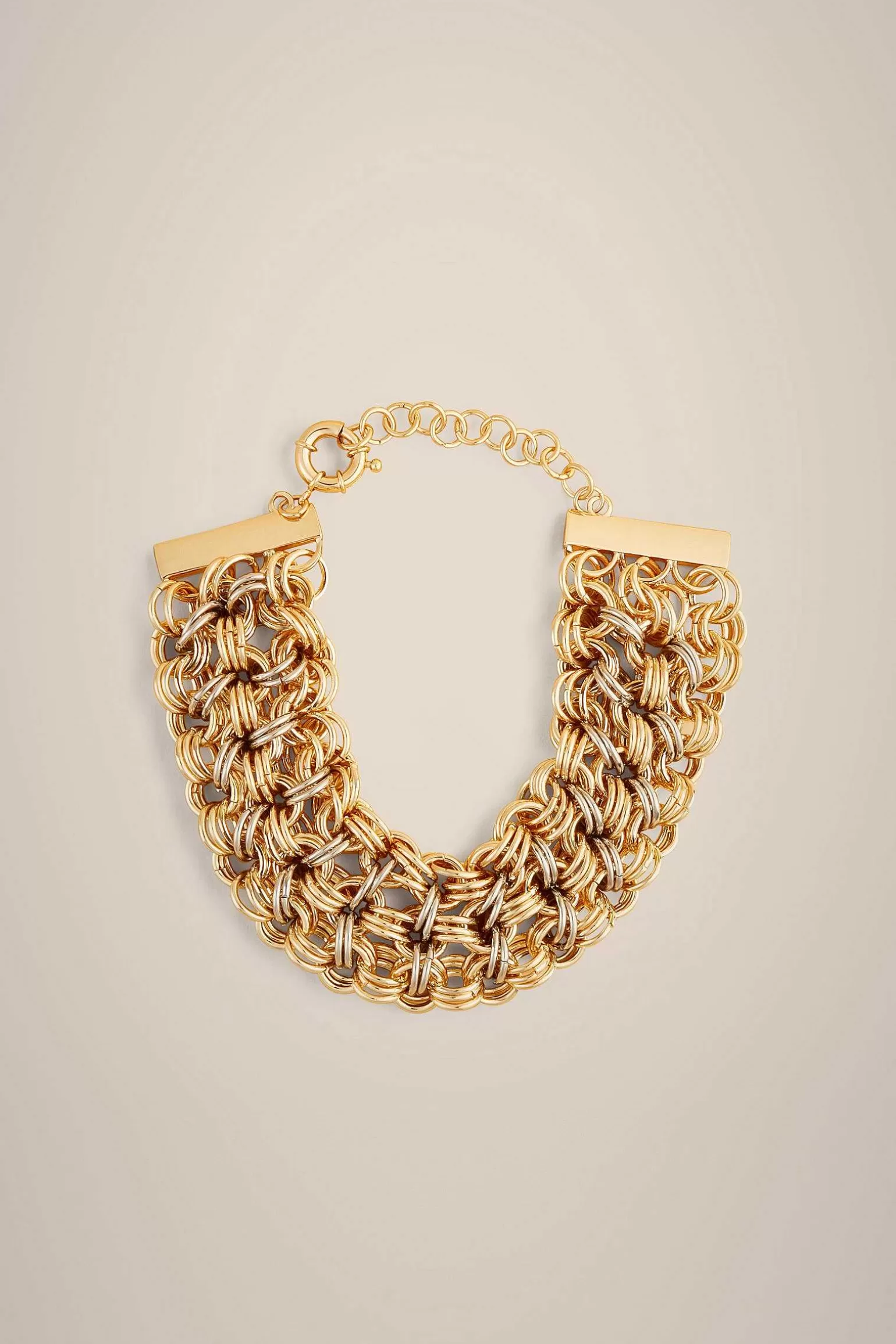 Clearance Liviana conti Collana Maglia Metal Oro/Argento