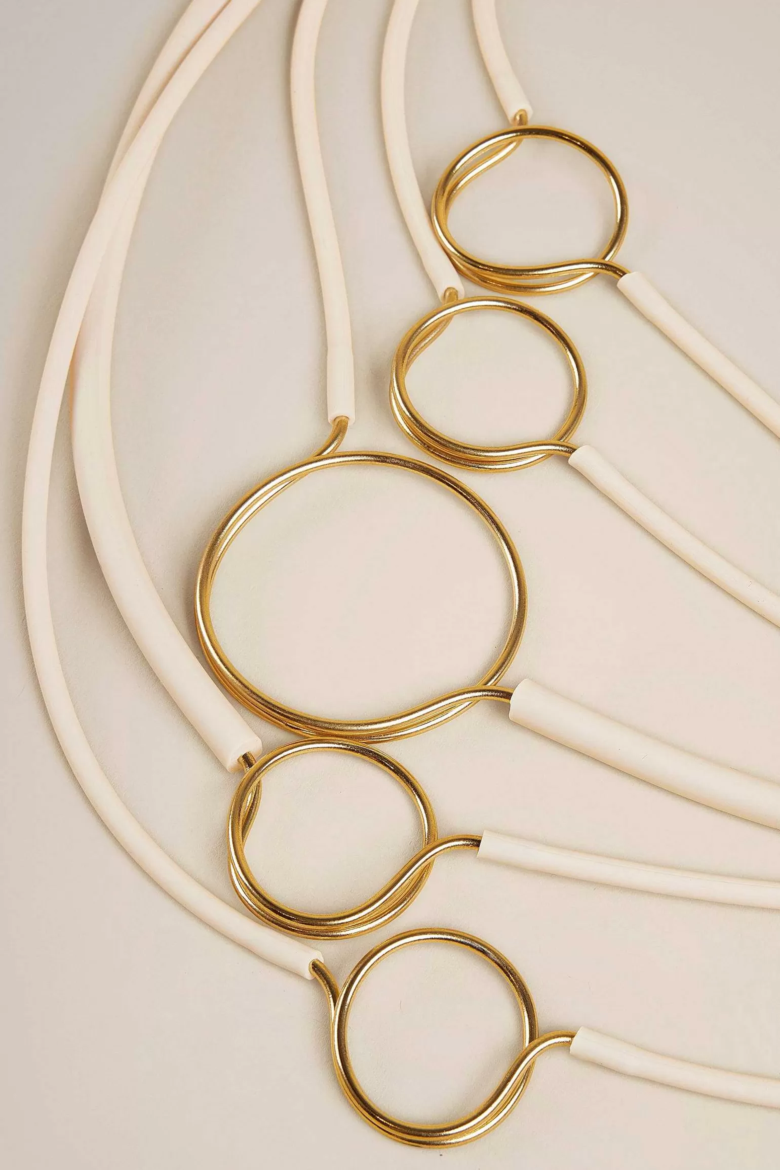 New Liviana conti Collana Multifili Latta D'Avena/Oro | Nero/Oro