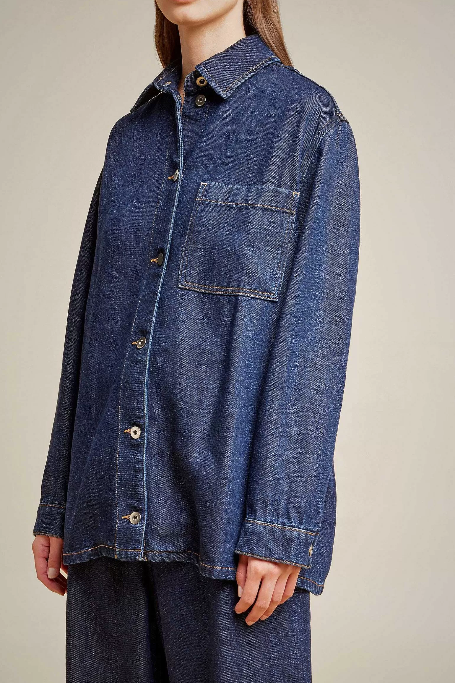 Discount Liviana conti Denim Jacket Denim Blu Scuro