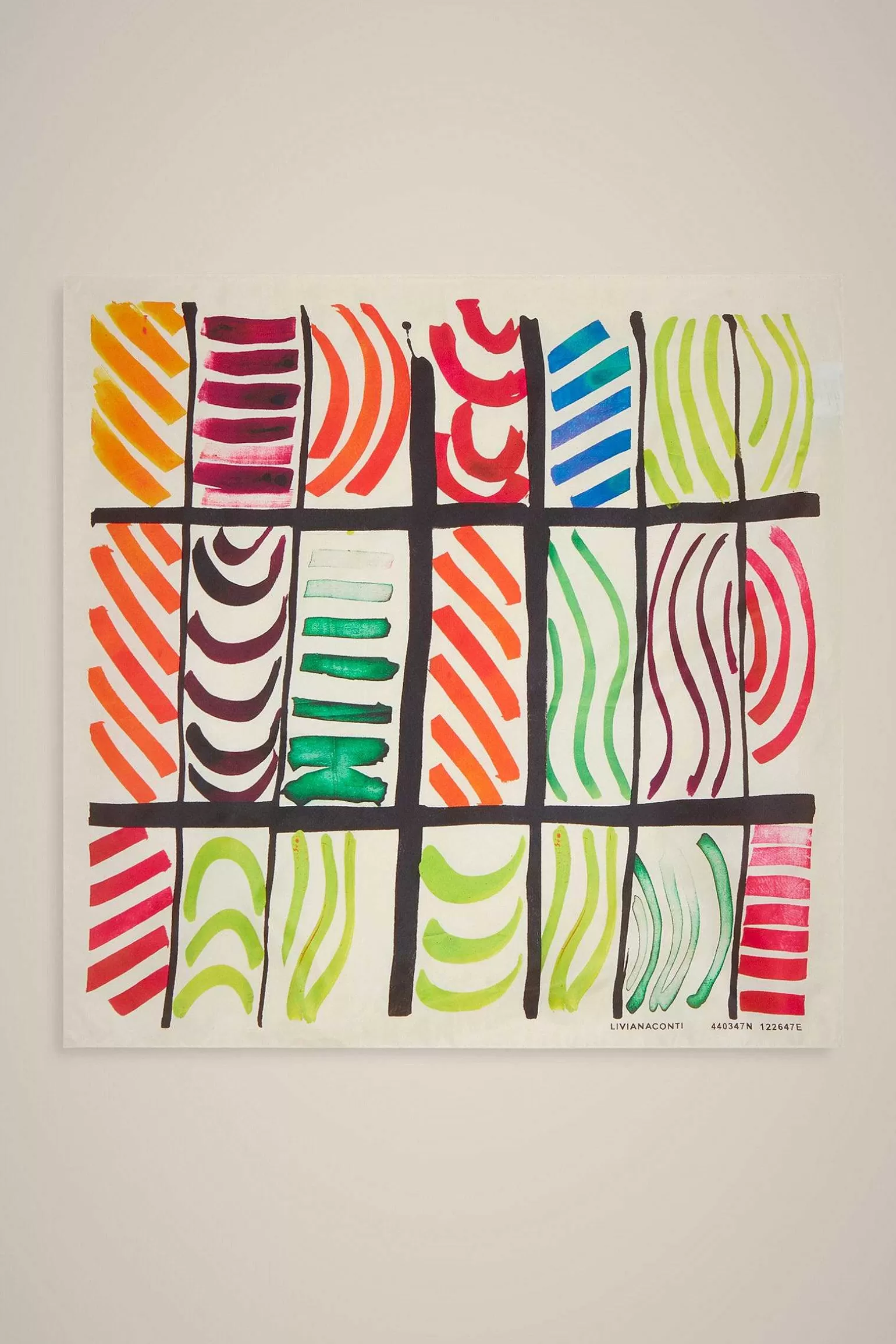 New Liviana conti Foulard Stampa Multi Multicolor Astratto