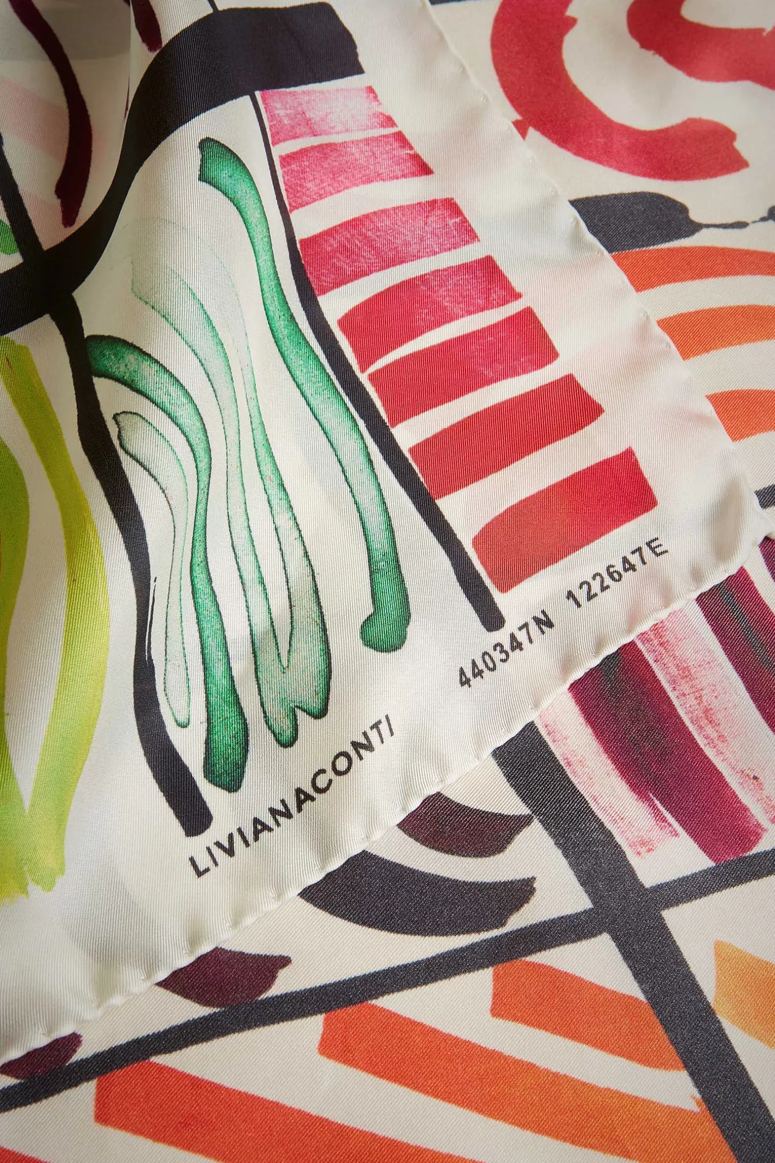 New Liviana conti Foulard Stampa Multi Multicolor Astratto
