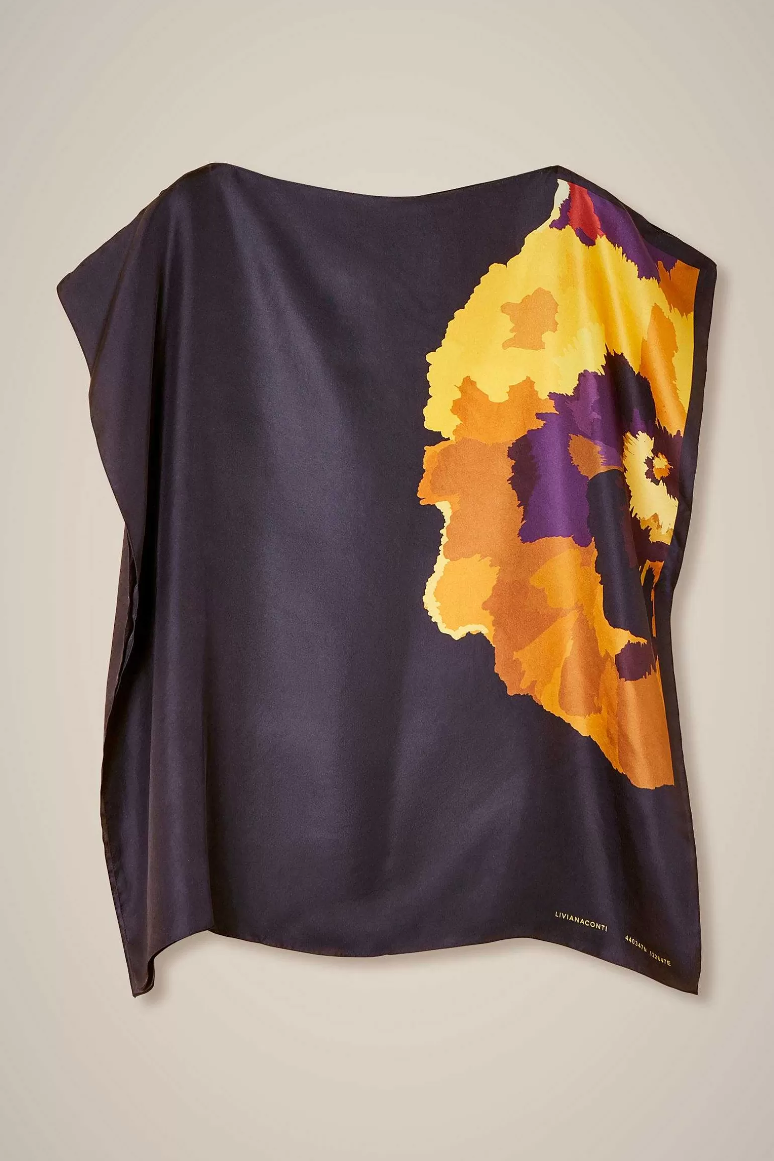 Discount Liviana conti Foulard/ T-Shirt Viola Tricolor