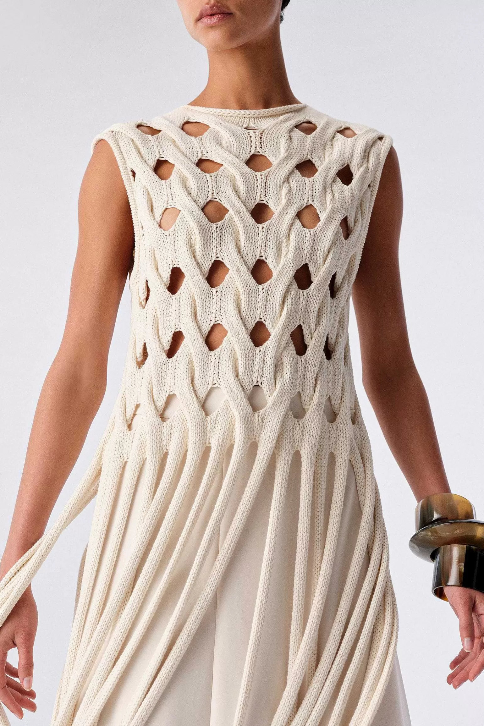 Discount Liviana conti Gilet Frange Latte D'Avena