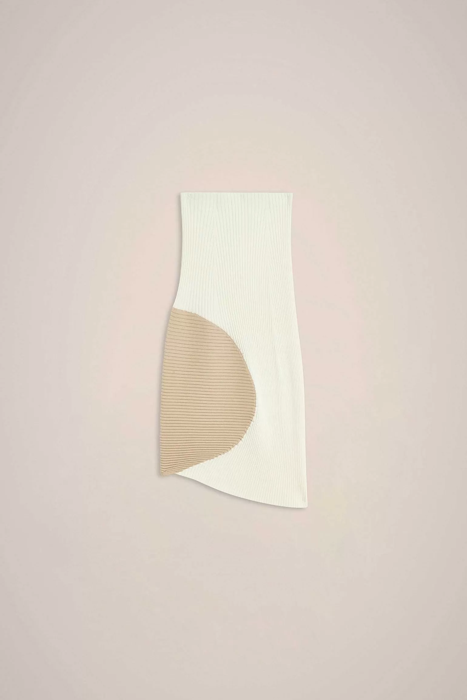 Flash Sale Liviana conti Gonna A Coste Bianco/Latte D'Avena | Bacca Goji/Mandarino