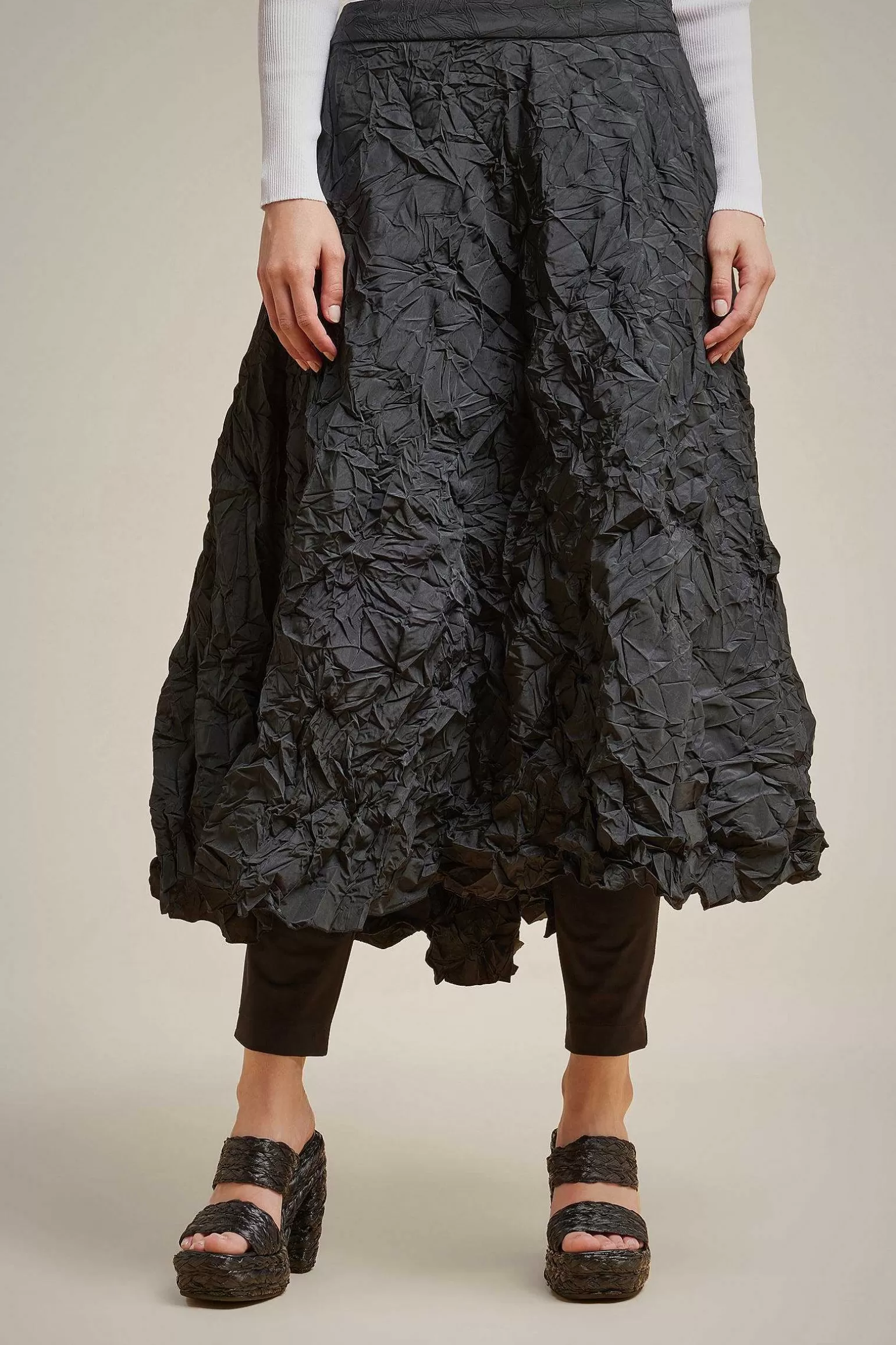 Cheap Liviana conti Gonna Taffeta' Nero