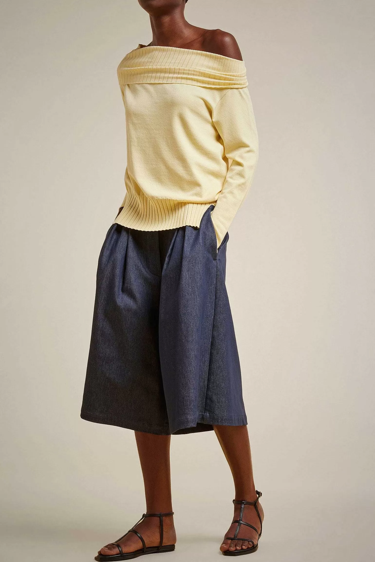 Shop Liviana conti Maglia Crema Al Limone | Notte | Latte D'Avena | Nero