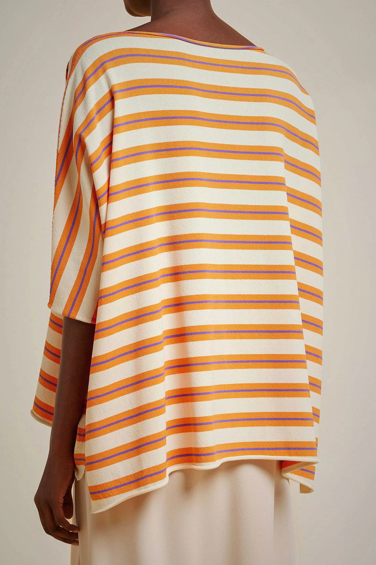 New Liviana conti Maglia A Righe Riga Corno/Mango | Riga Notte/Bianco | Riga Fuxia/Goji
