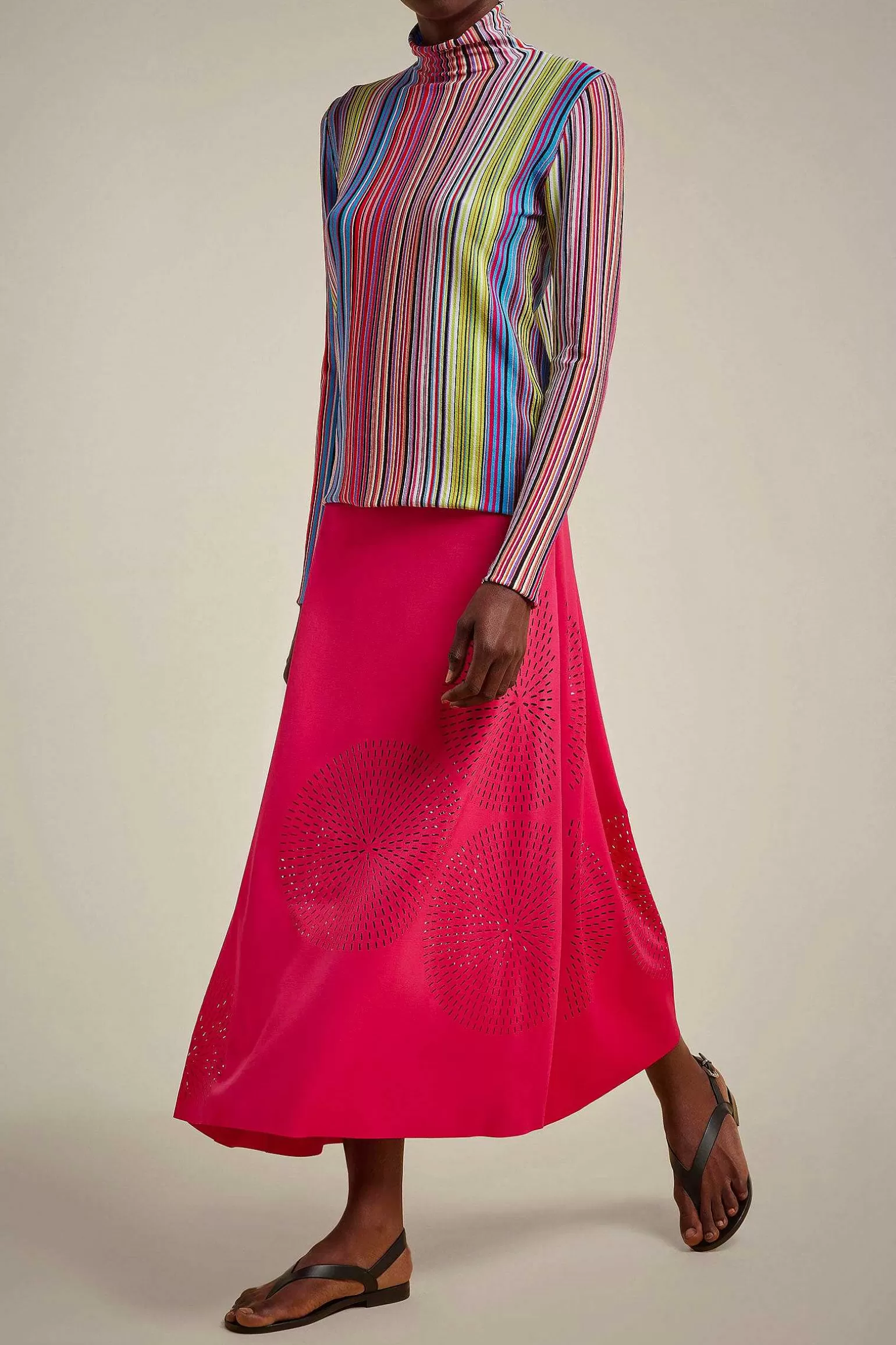 Best Liviana conti Maglia Multicolor Riga Multicolor