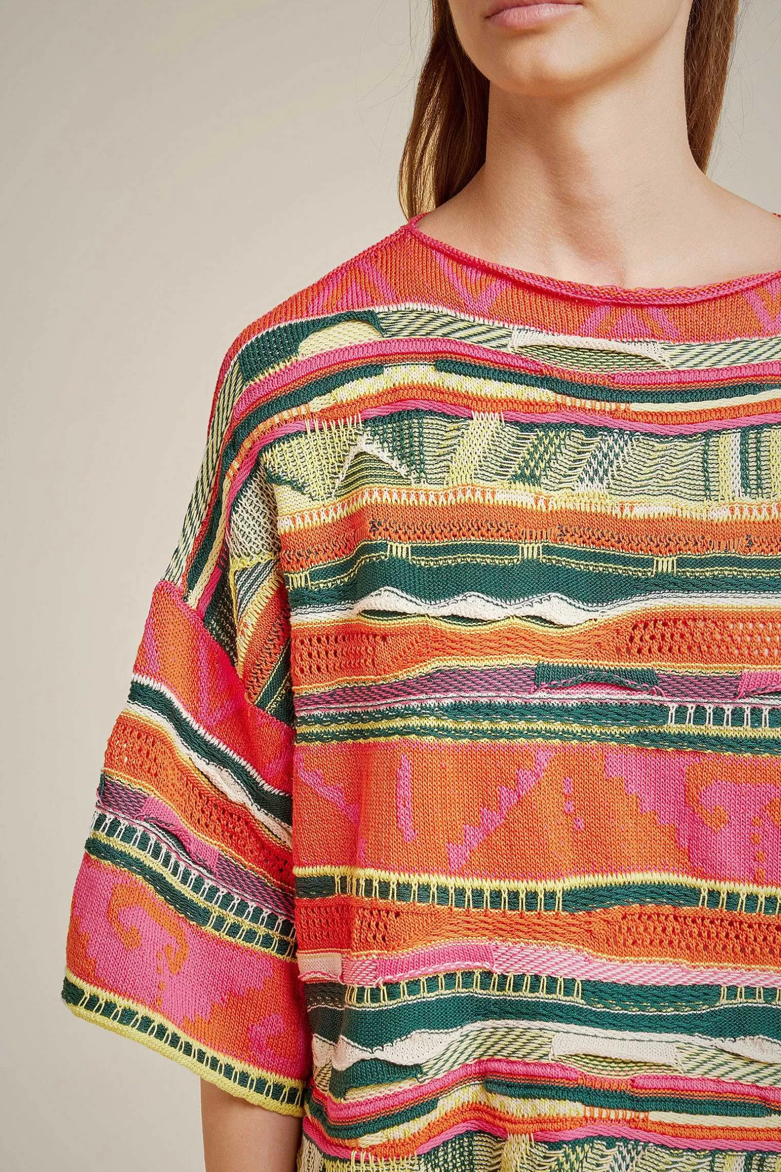 Fashion Liviana conti Maglia Multicolor Multicolor Etnico