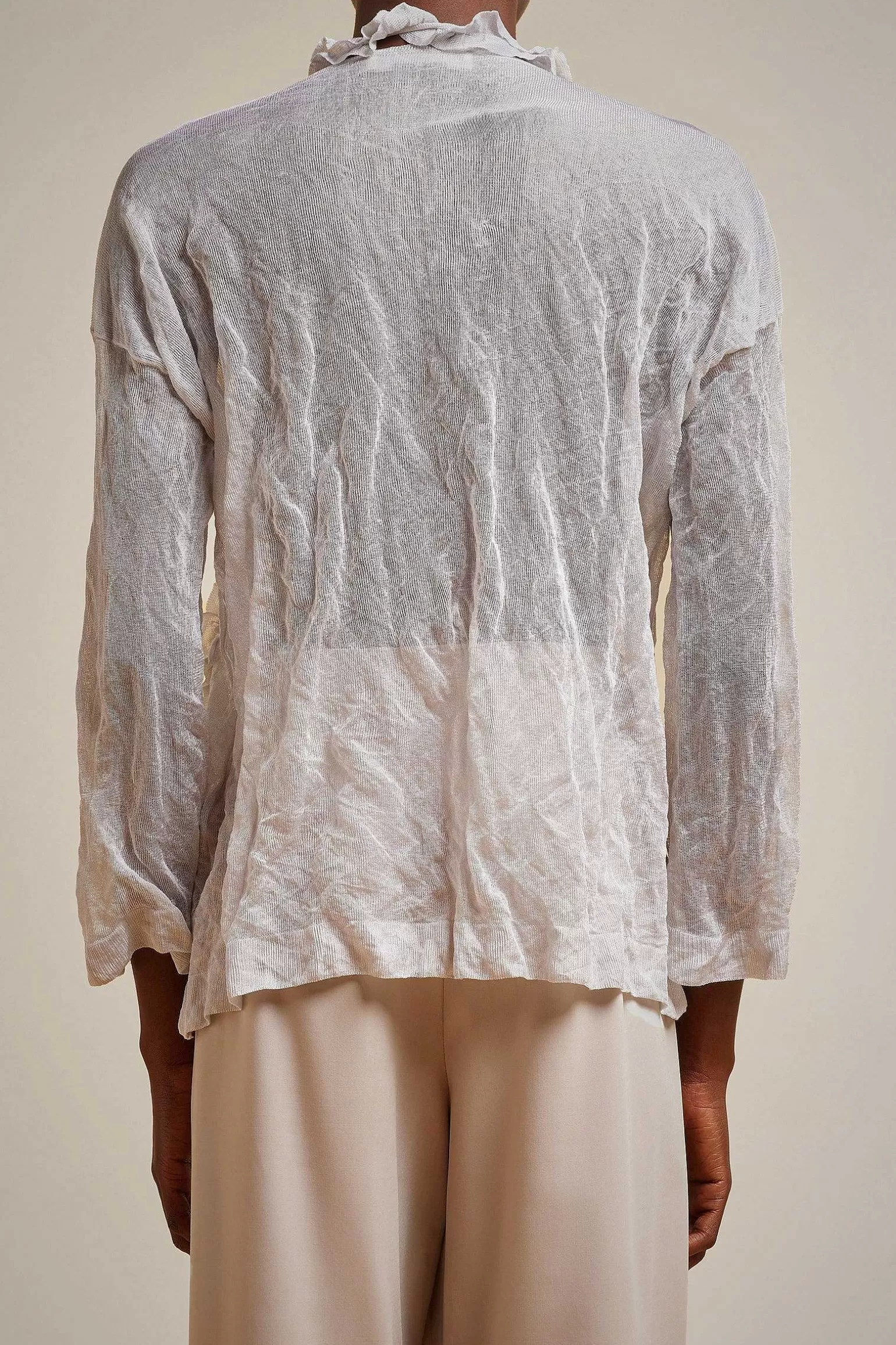 Clearance Liviana conti Maglia Rouches Bianco
