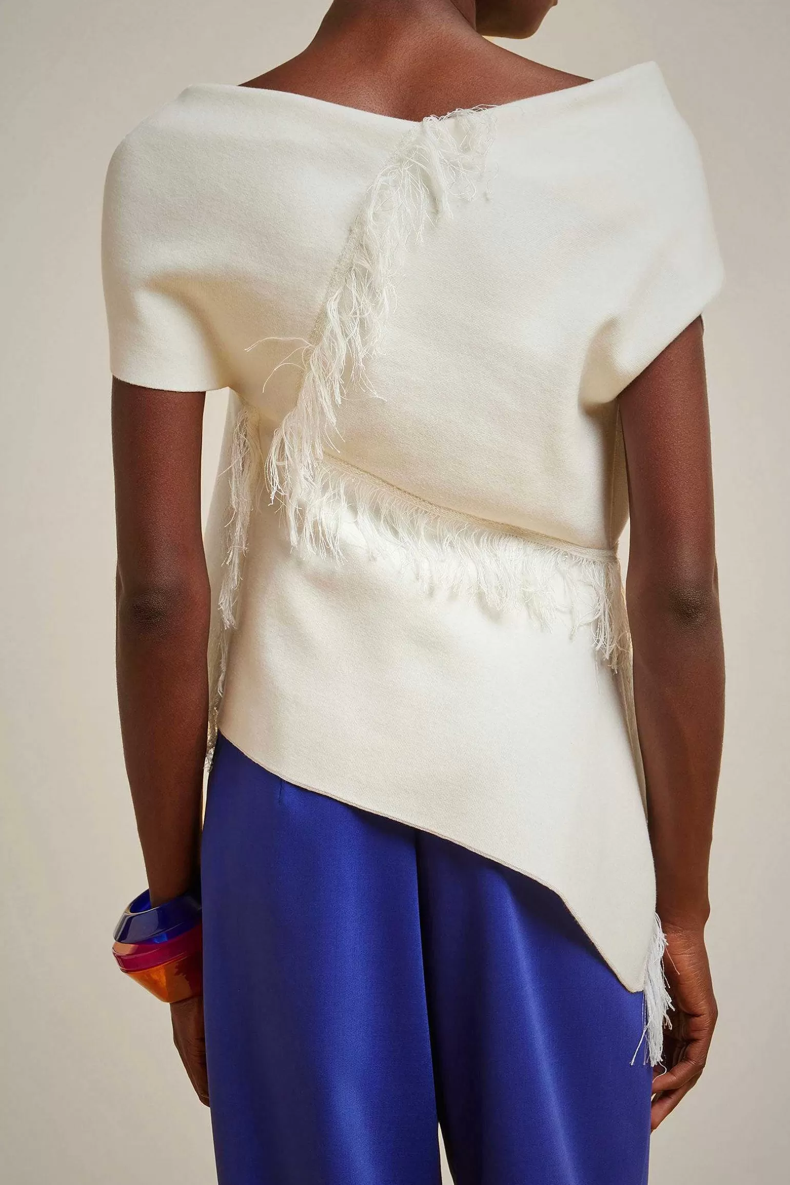 Best Liviana conti Maglia Simmetrica Bianco | Nero