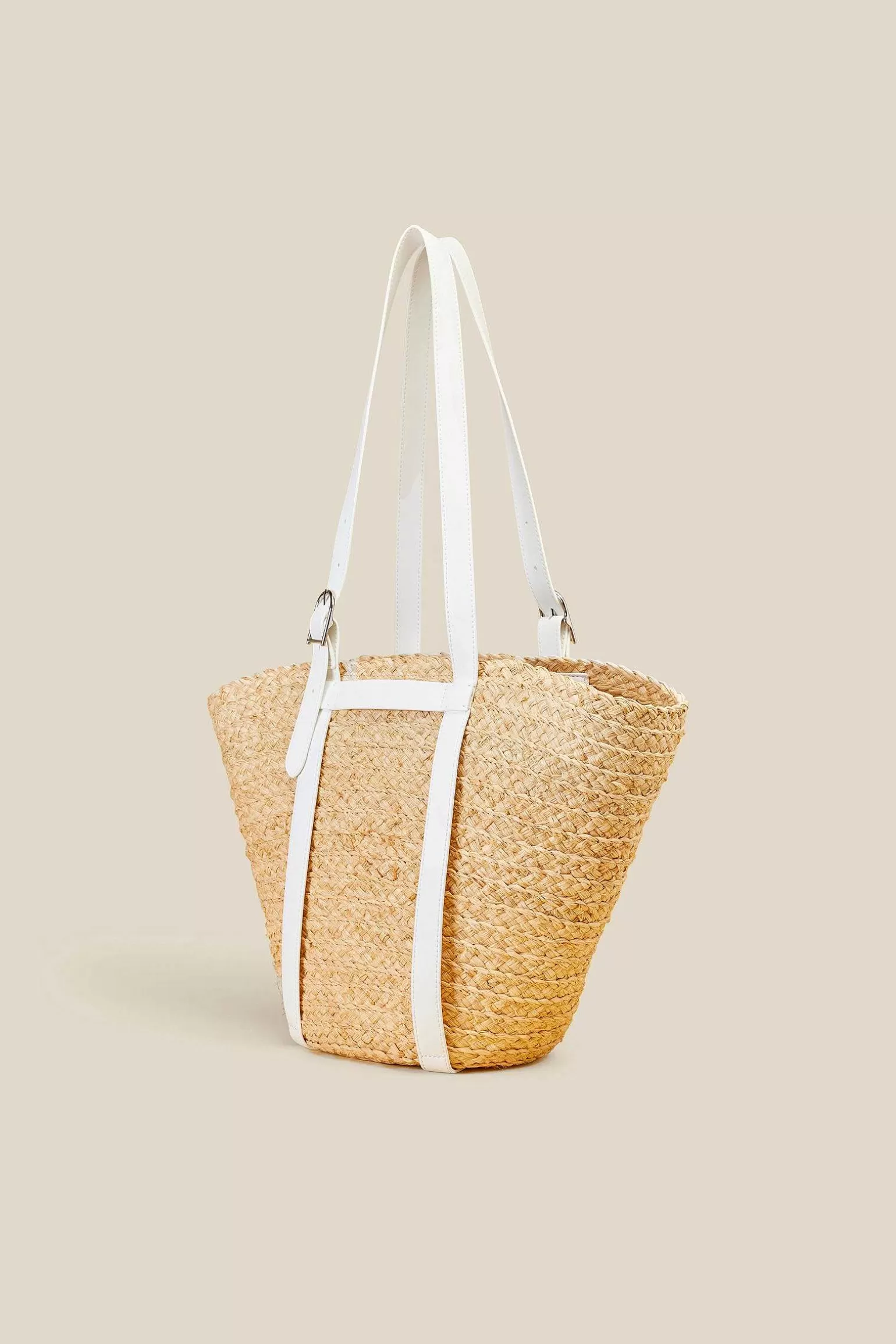 Hot Liviana conti Maxi Tote Rafia Naturale/Bianco | Naturale/Nero | Naturale/Ossido