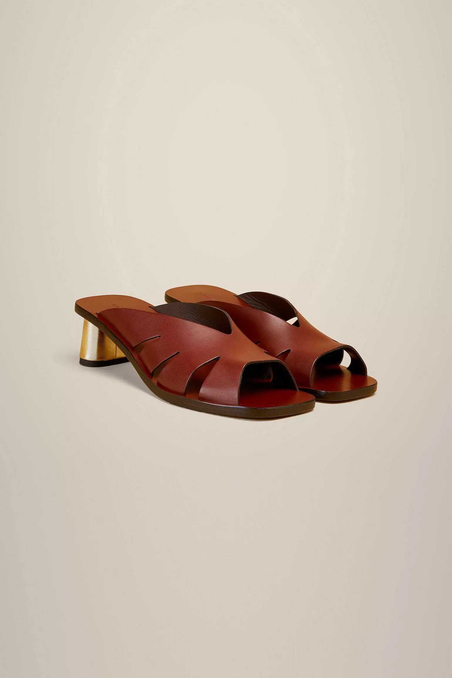 Sale Liviana conti Mule Motivo Cut Out Tajine | Nero