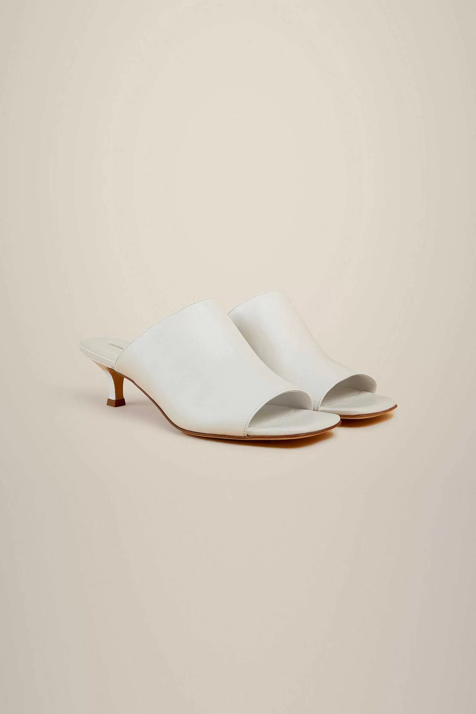 Outlet Liviana conti Mules Punta Aperta Bianco | Nero | Argento