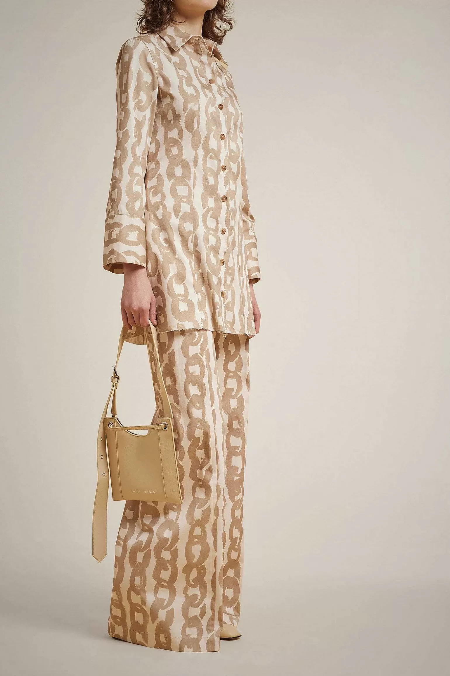 Clearance Liviana conti Pantalone Catena Avena/Argilla