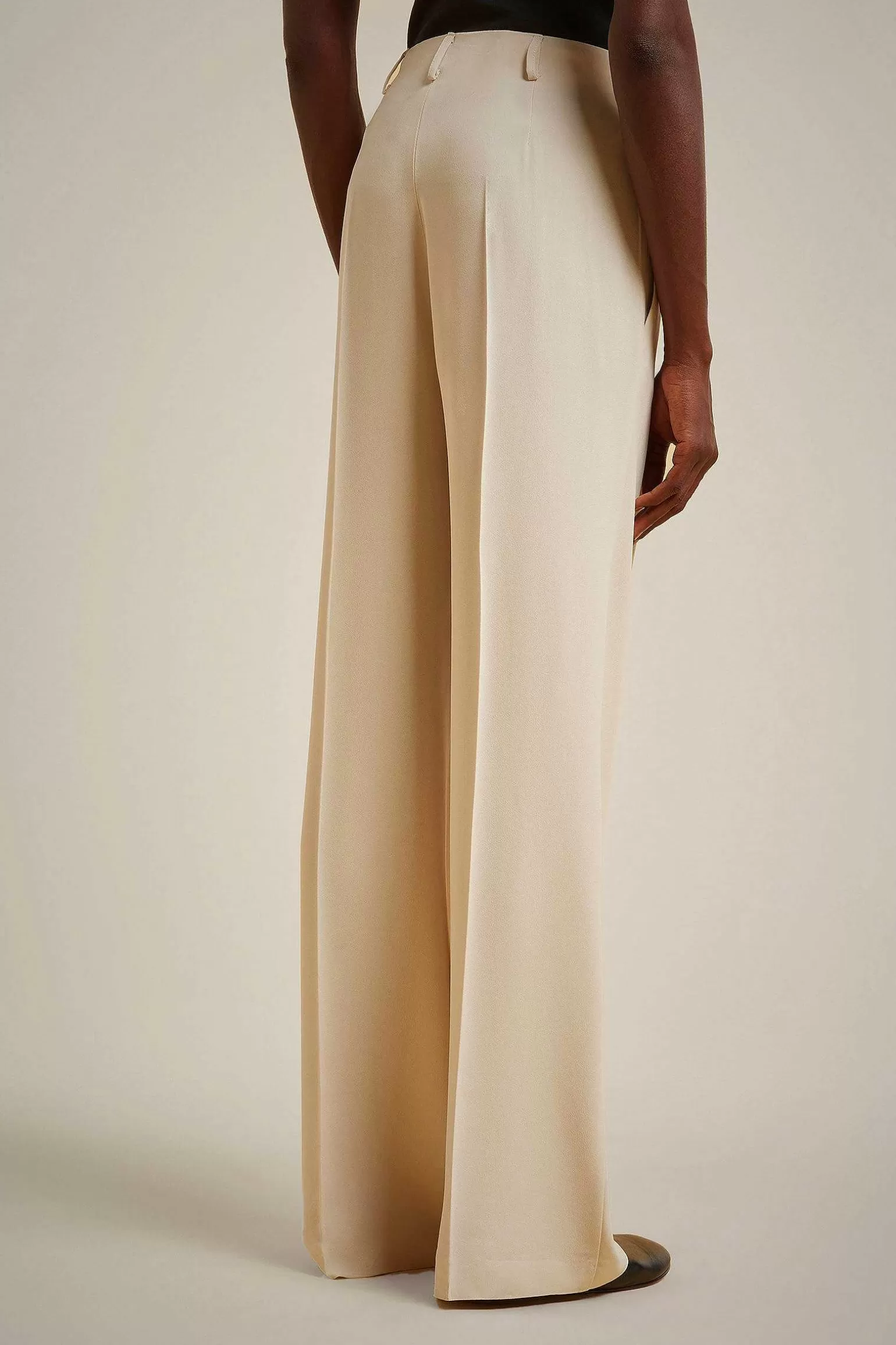 Discount Liviana conti Pantalone Mango | Notte | Latte D'Avena | Nero