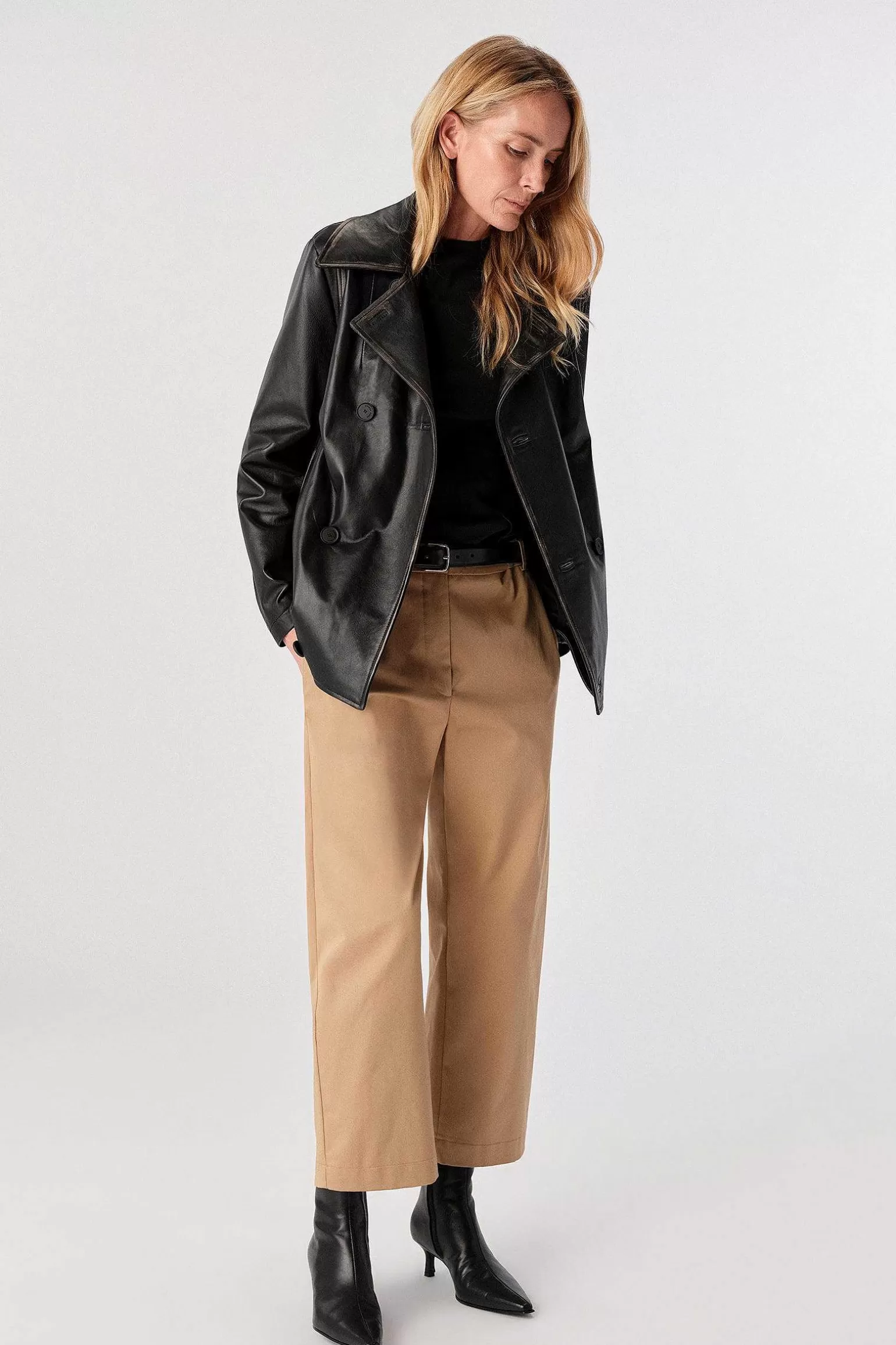 Best Sale Liviana conti Pantalone Cotone Caffelatte