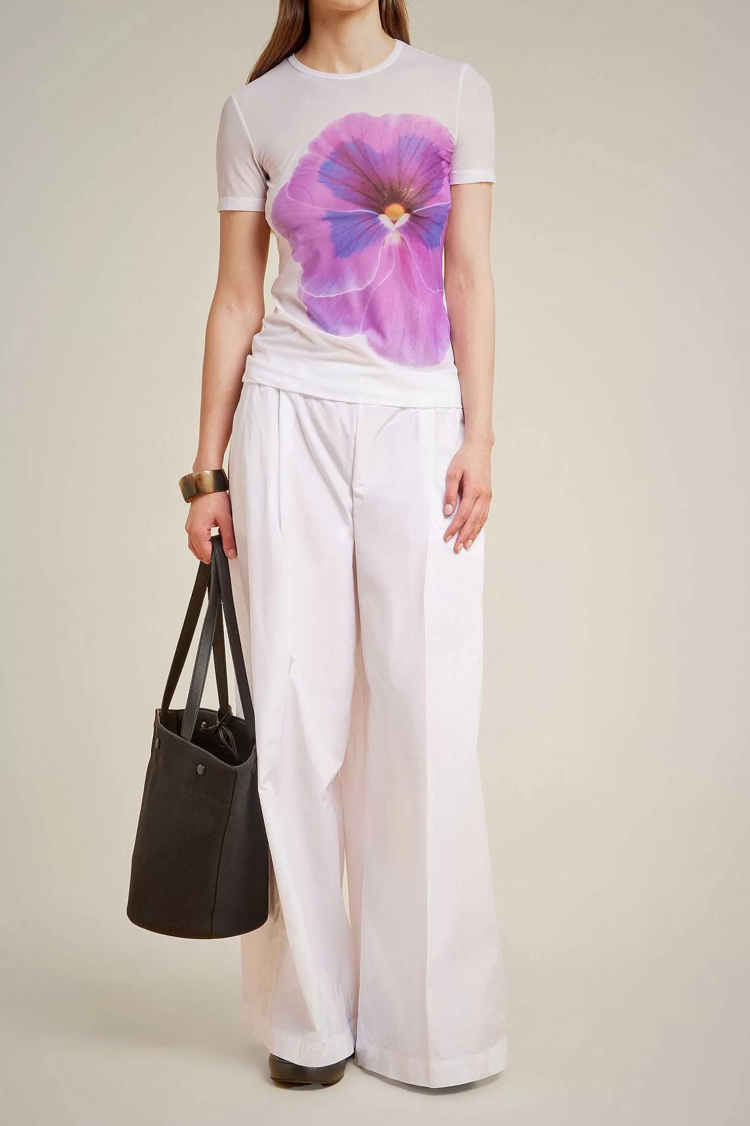 Clearance Liviana conti Pantalone Elastico Bianco