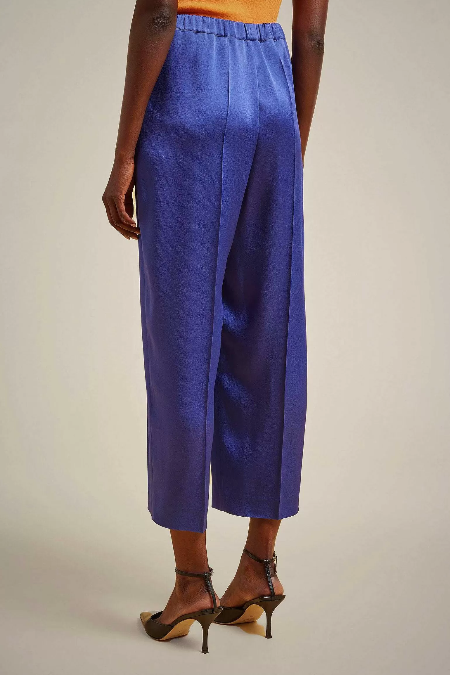 Hot Liviana conti Pantalone Elastico Granita Al Lampone | Marea | Notte | Cyber Lime
