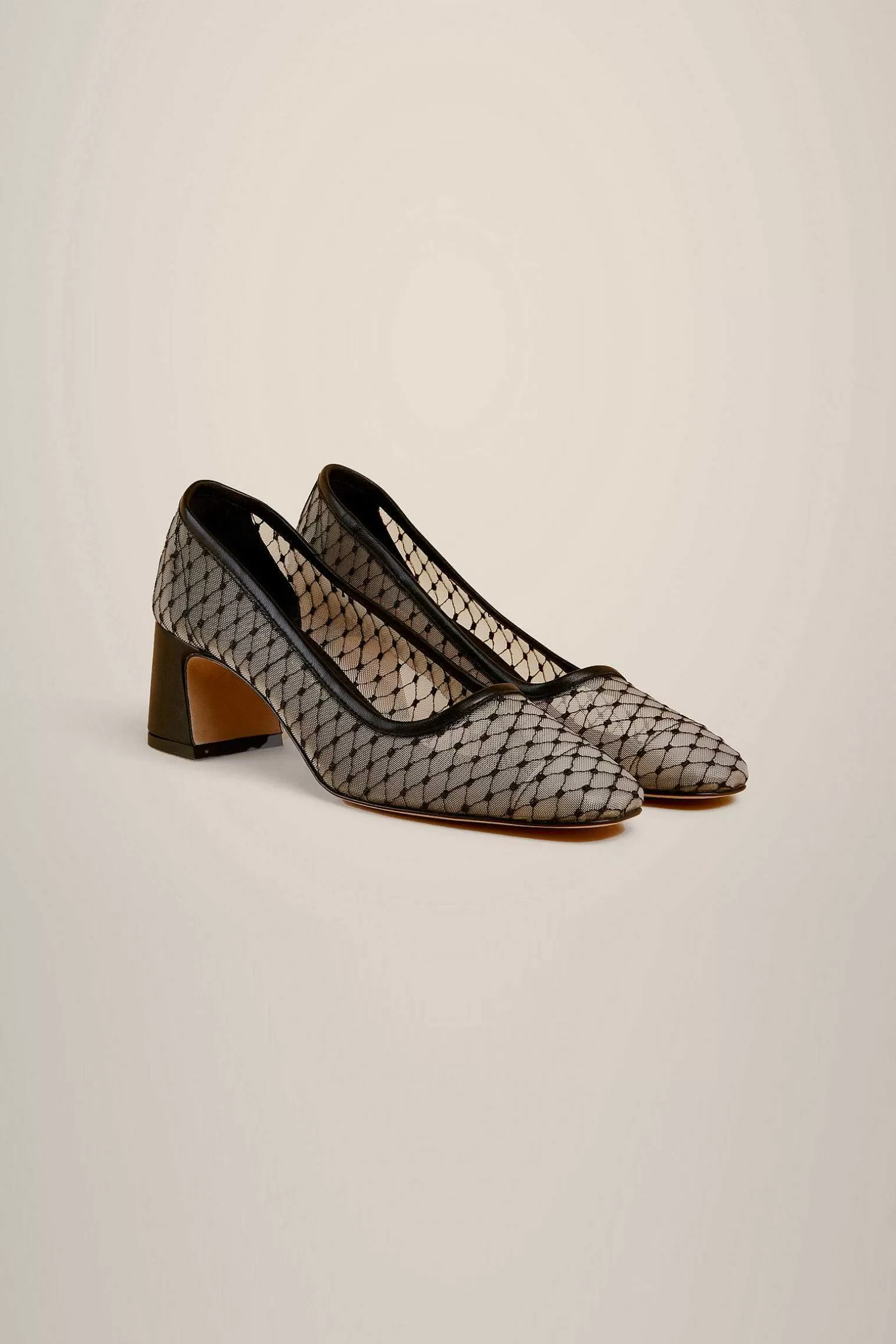 Clearance Liviana conti Pumps Rete Tecnica Nero