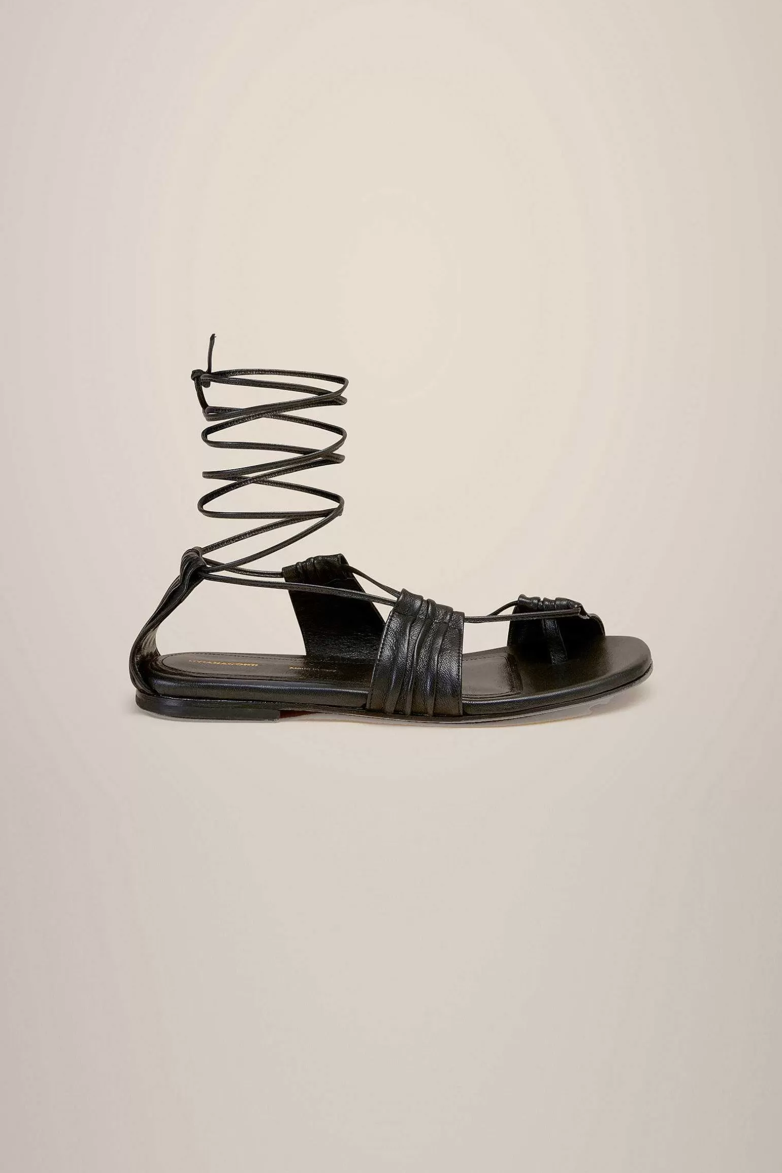 Shop Liviana conti Sandalo Flat Bianco | Nero