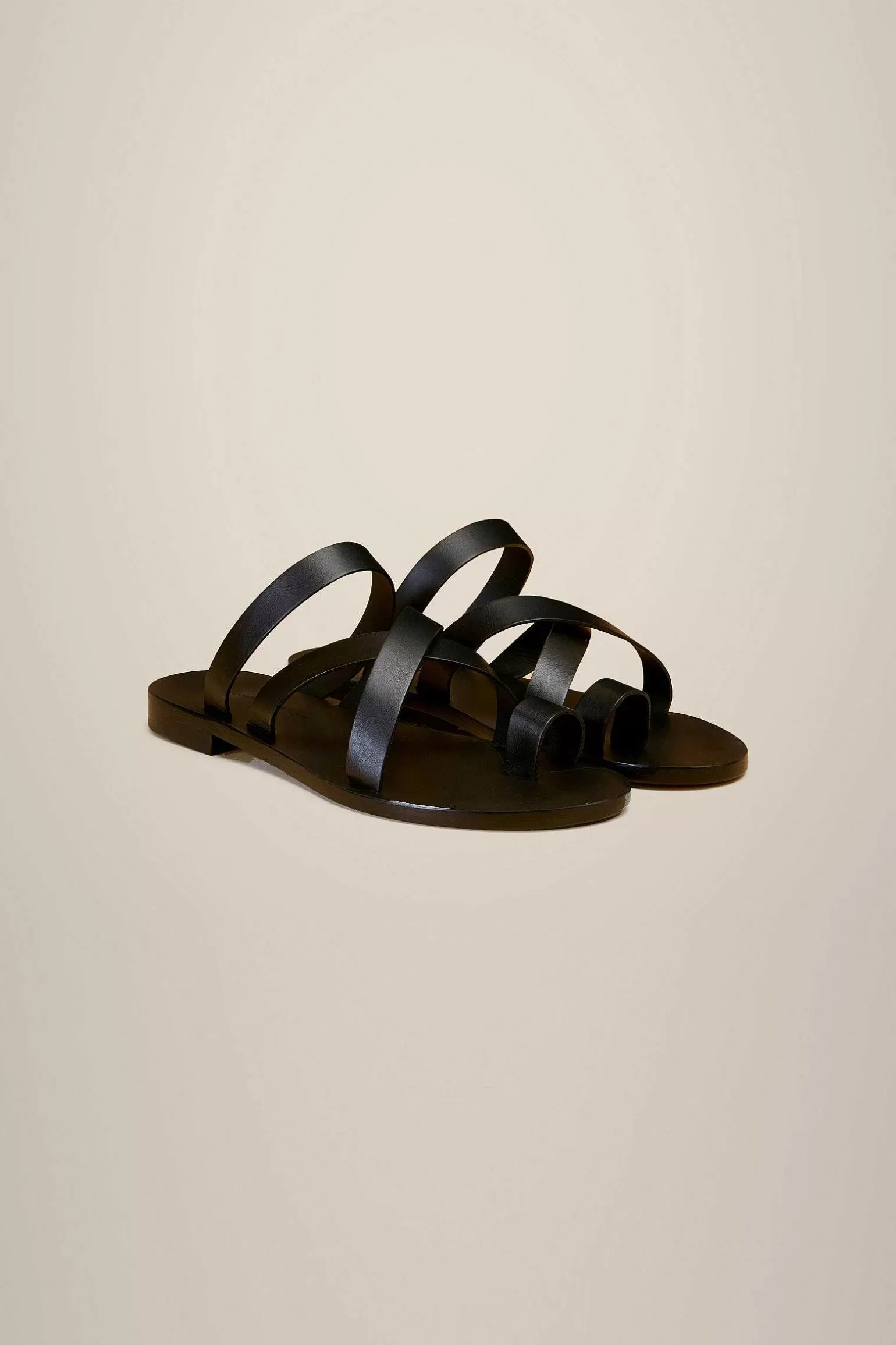 Clearance Liviana conti Sandalo Flat Incroci Nero