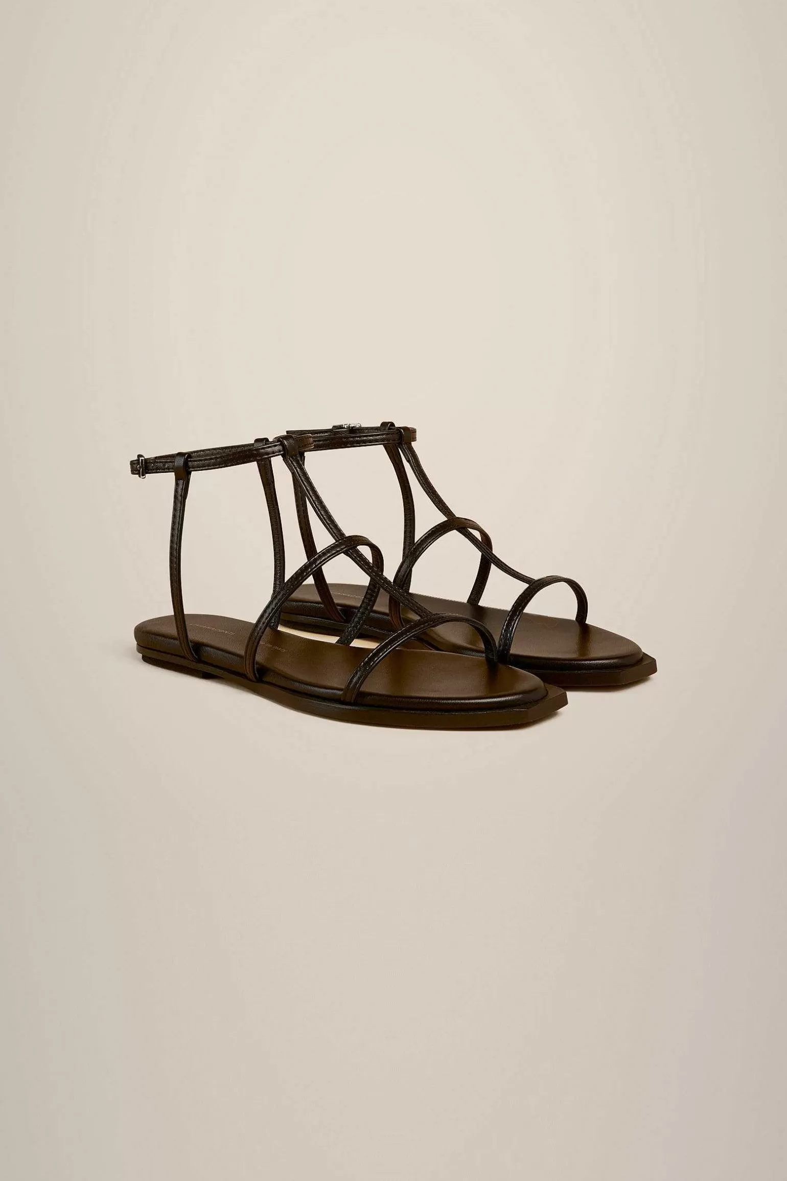 New Liviana conti Sandalo Flat T-Bar Nero